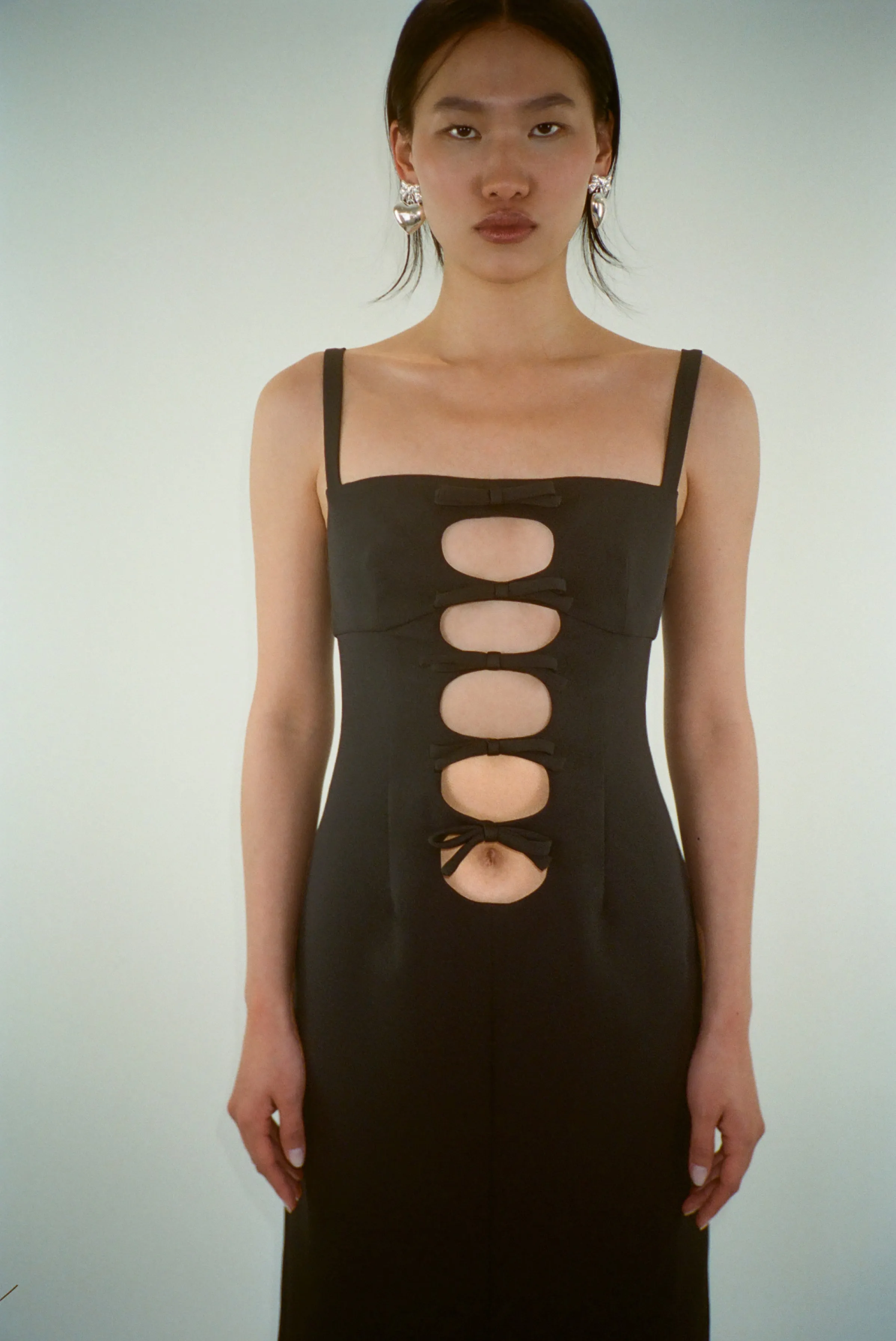 LEONIE DRESS IN BLACK sold by Sandy Liang product image thumbnail 4