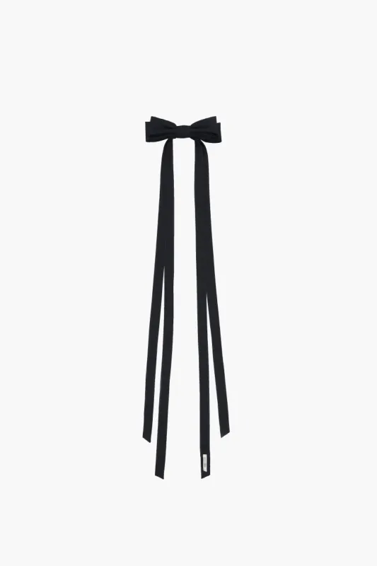 HIKARI BOW IN DARK NAVY made by Sandy Liang