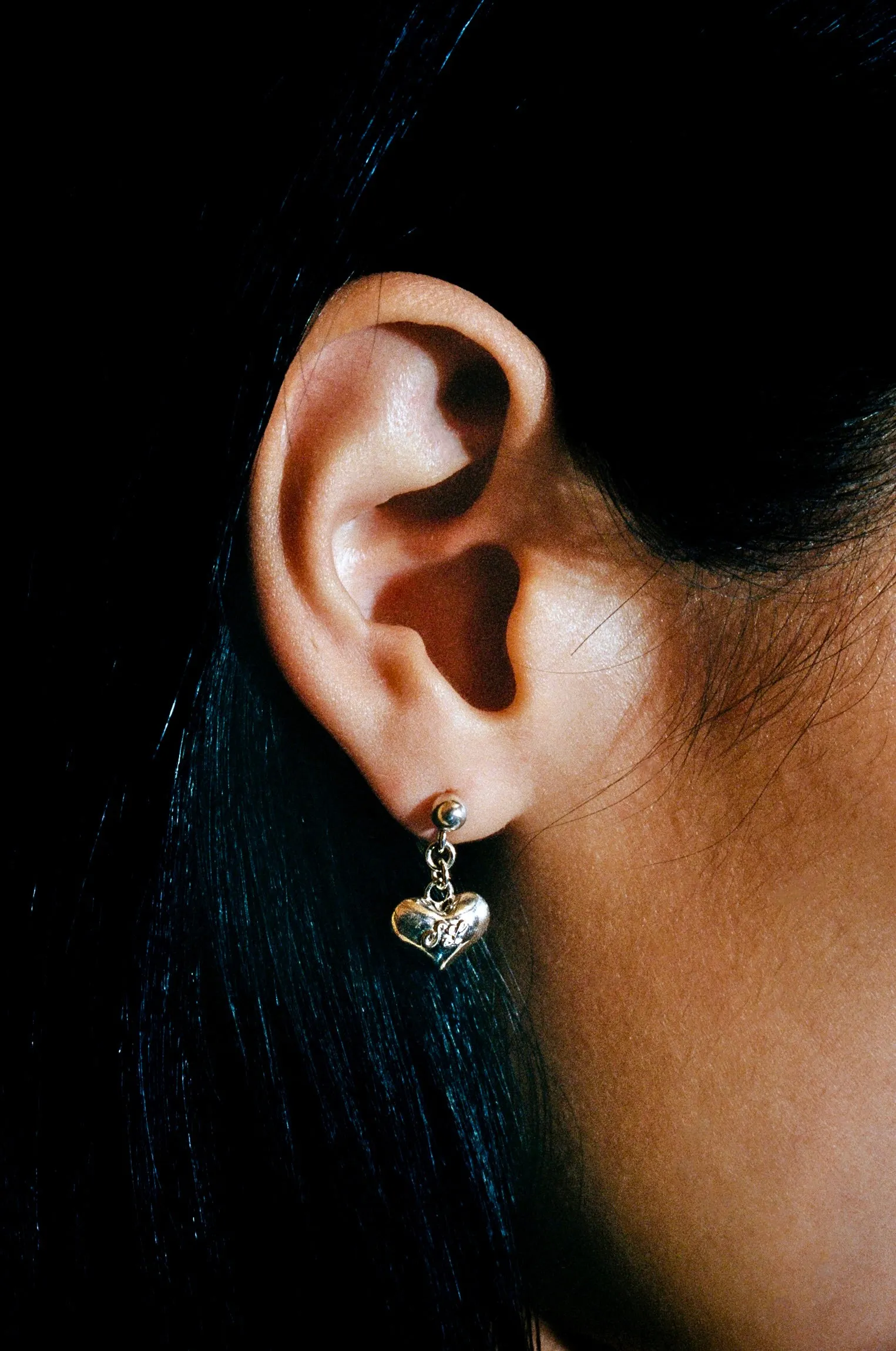 SAFETY EARRINGS IN STERLING SILVER sold by Sandy Liang product image thumbnail 3