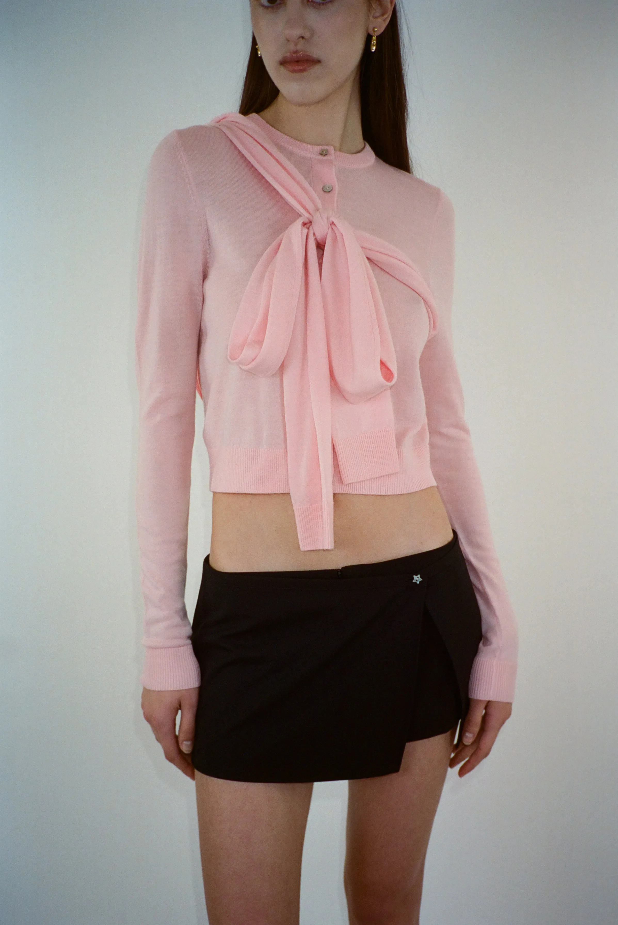 HERMIT CARDIGAN IN PINK sold by Sandy Liang product image thumbnail 3