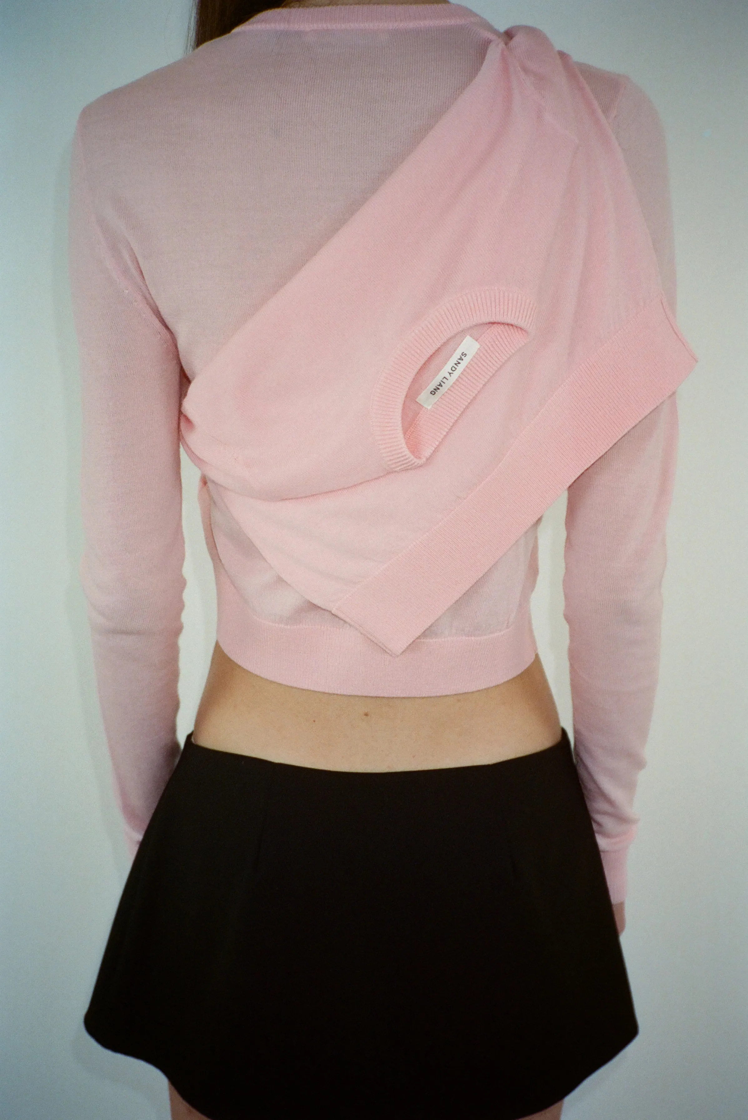 HERMIT CARDIGAN IN PINK sold by Sandy Liang product image thumbnail 2