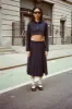 UNIFORM SKORT IN DARK NAVY sold by Sandy Liang