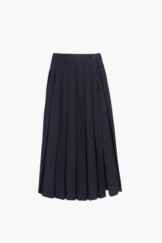 UNIFORM SKORT IN DARK NAVY sold by Sandy Liang