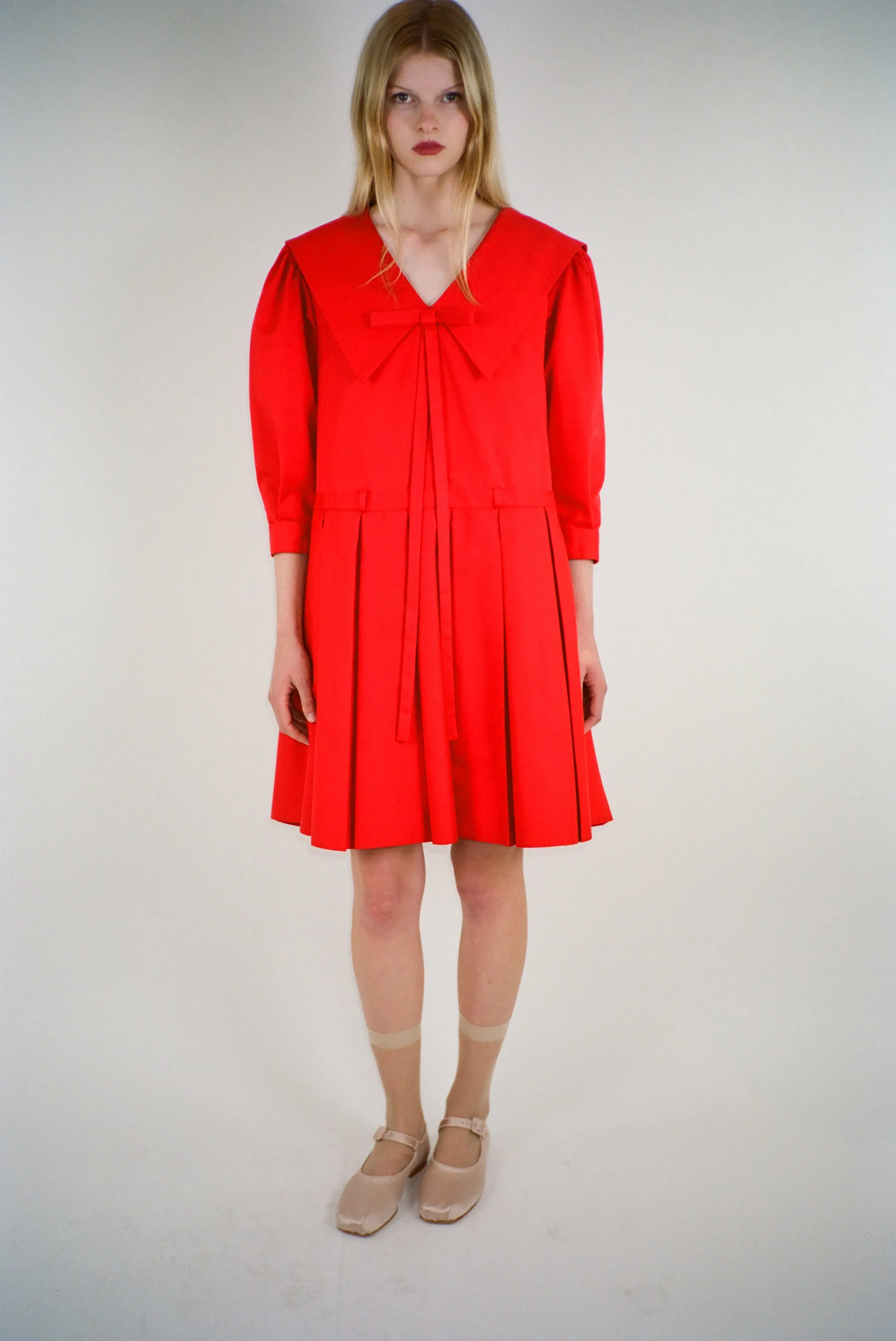 KISMET DRESS IN RED sold by Sandy Liang product image thumbnail 5