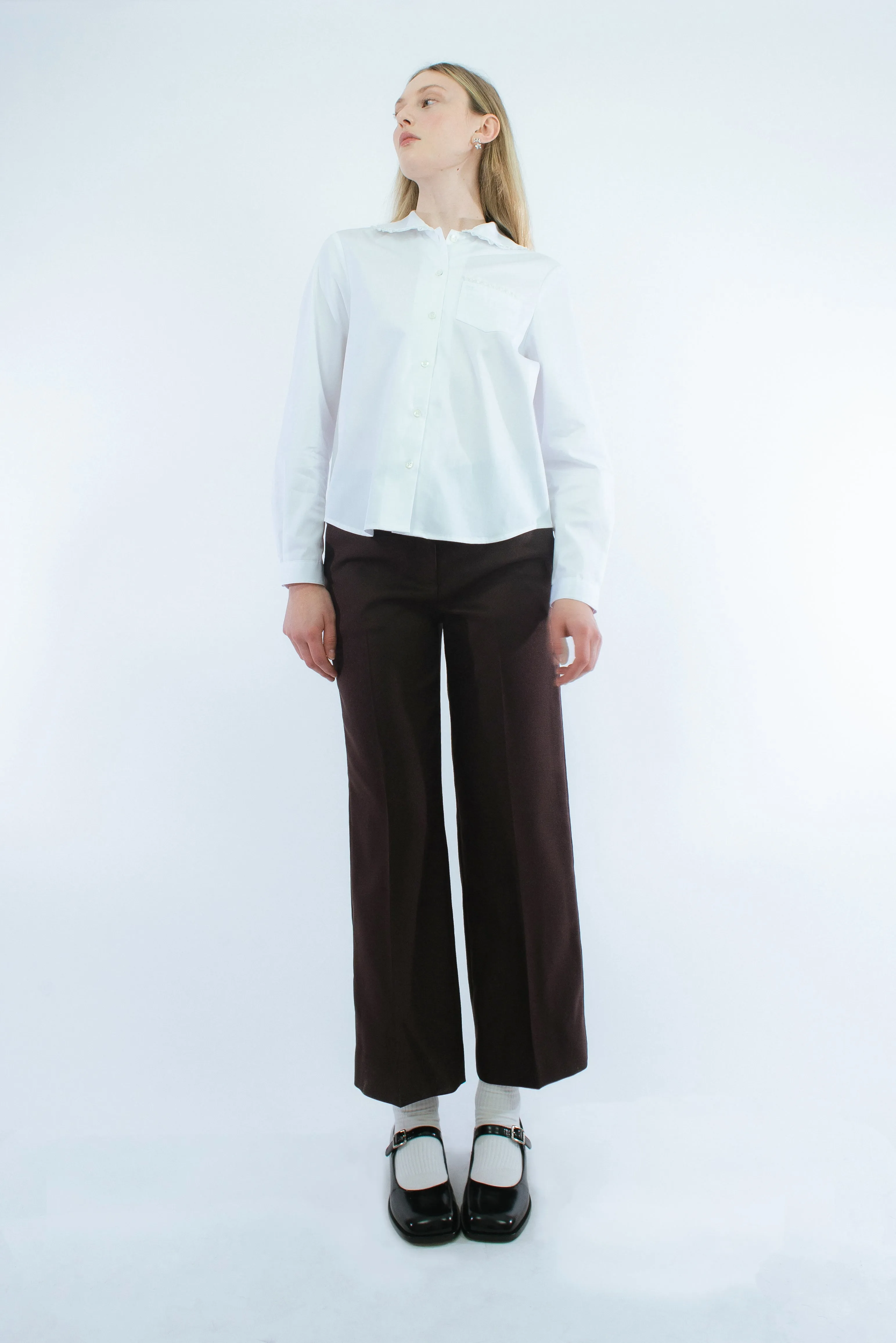 BOXY PANT IN BROWN sold by Sandy Liang product image thumbnail 2
