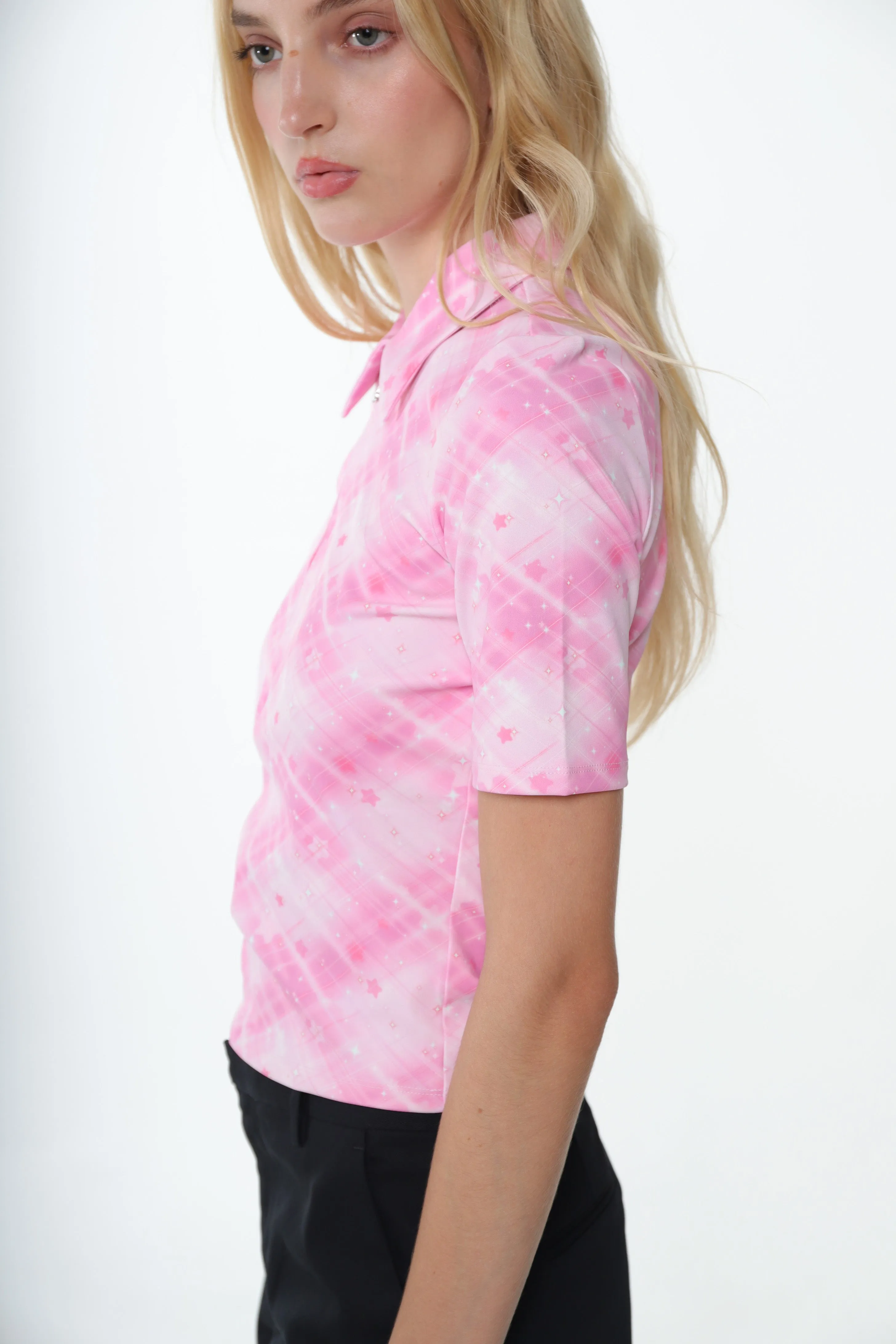 CAMPER TOP IN PINK sold by Sandy Liang product image thumbnail 4