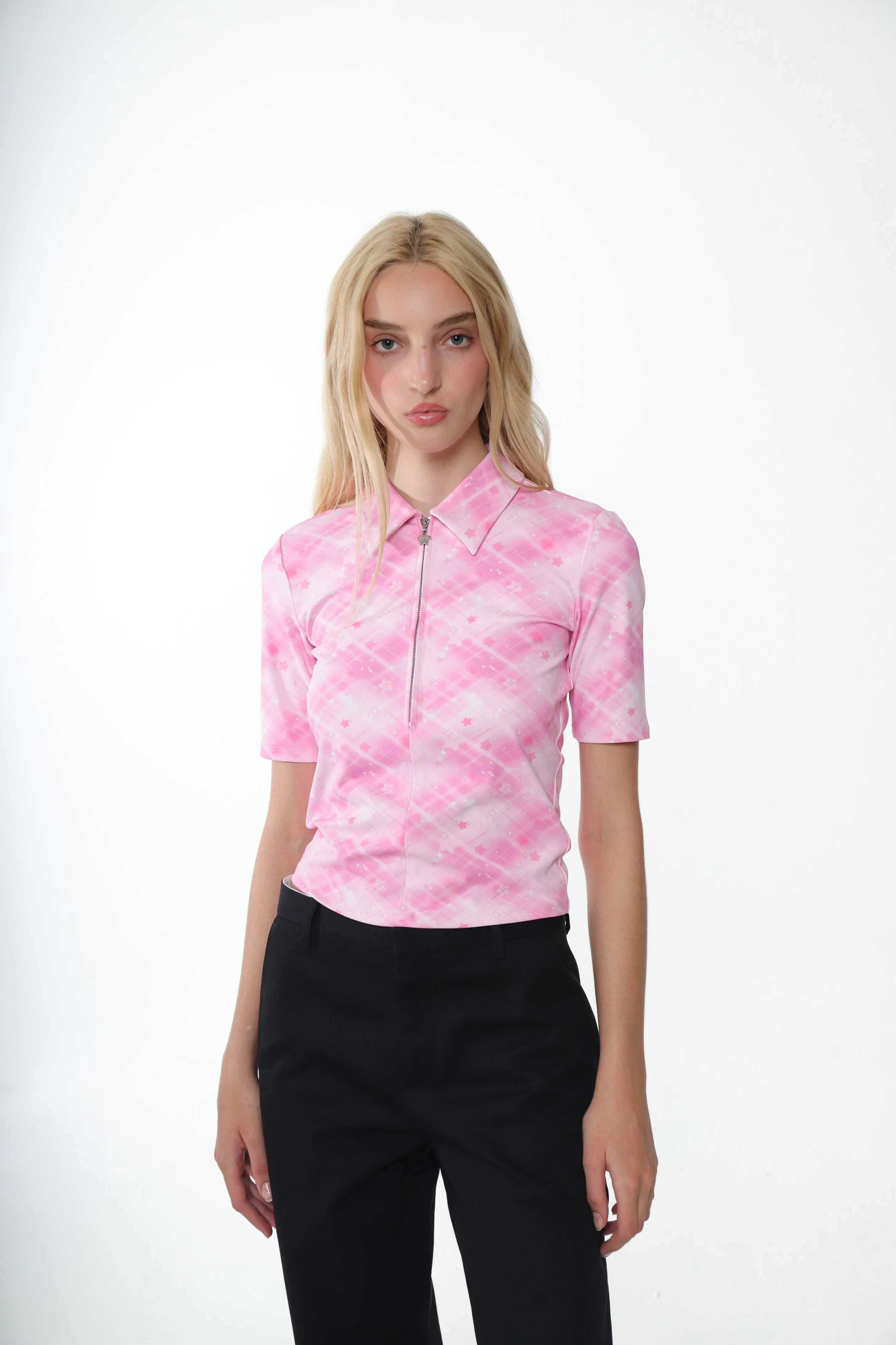CAMPER TOP IN PINK sold by Sandy Liang product image thumbnail 3