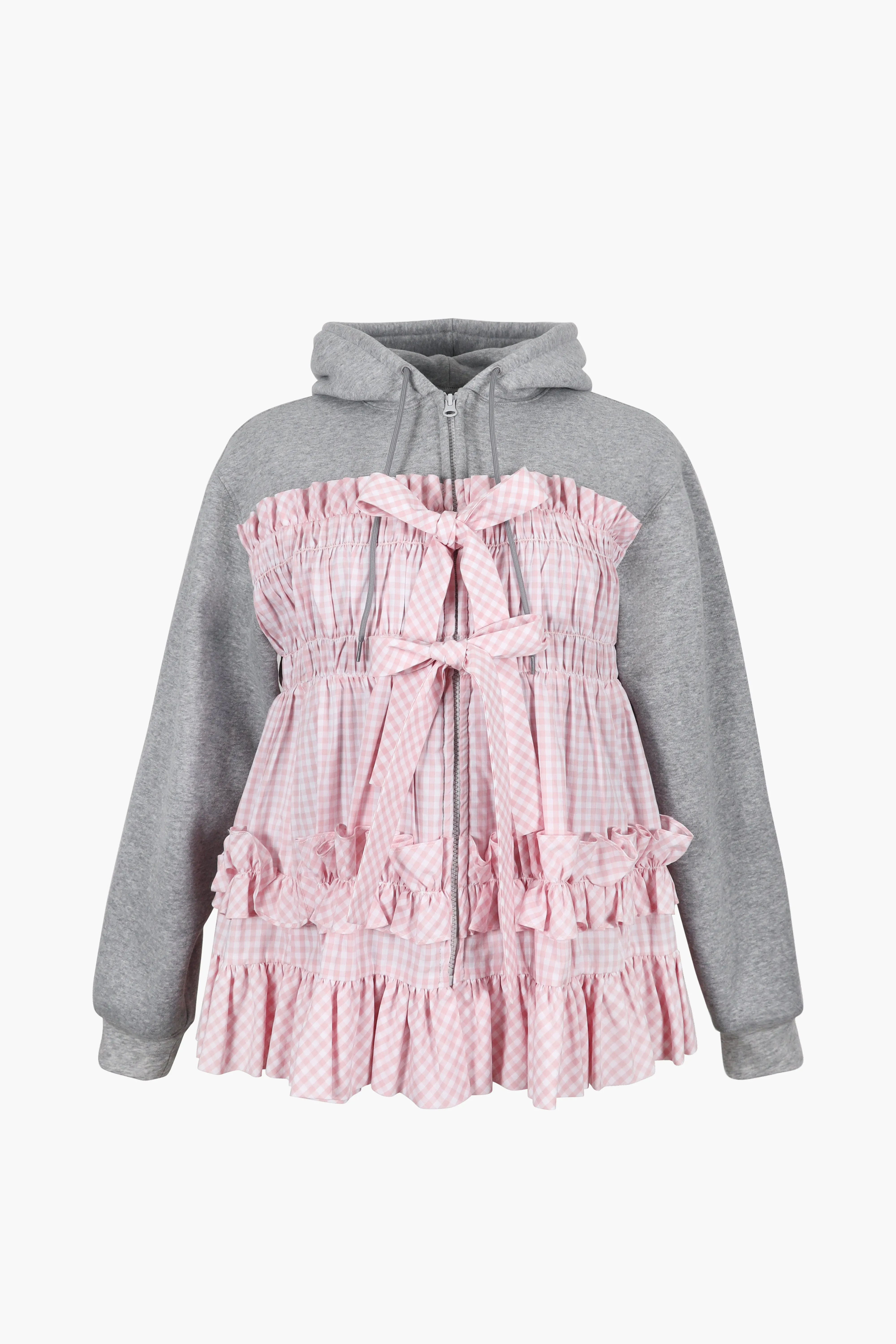 ESTHER HOODIE IN GREY sold by Sandy Liang