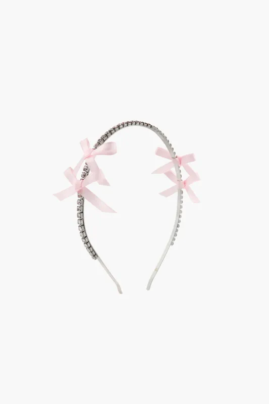 PALERMO BOW IN WHITE SATIN | Parallel