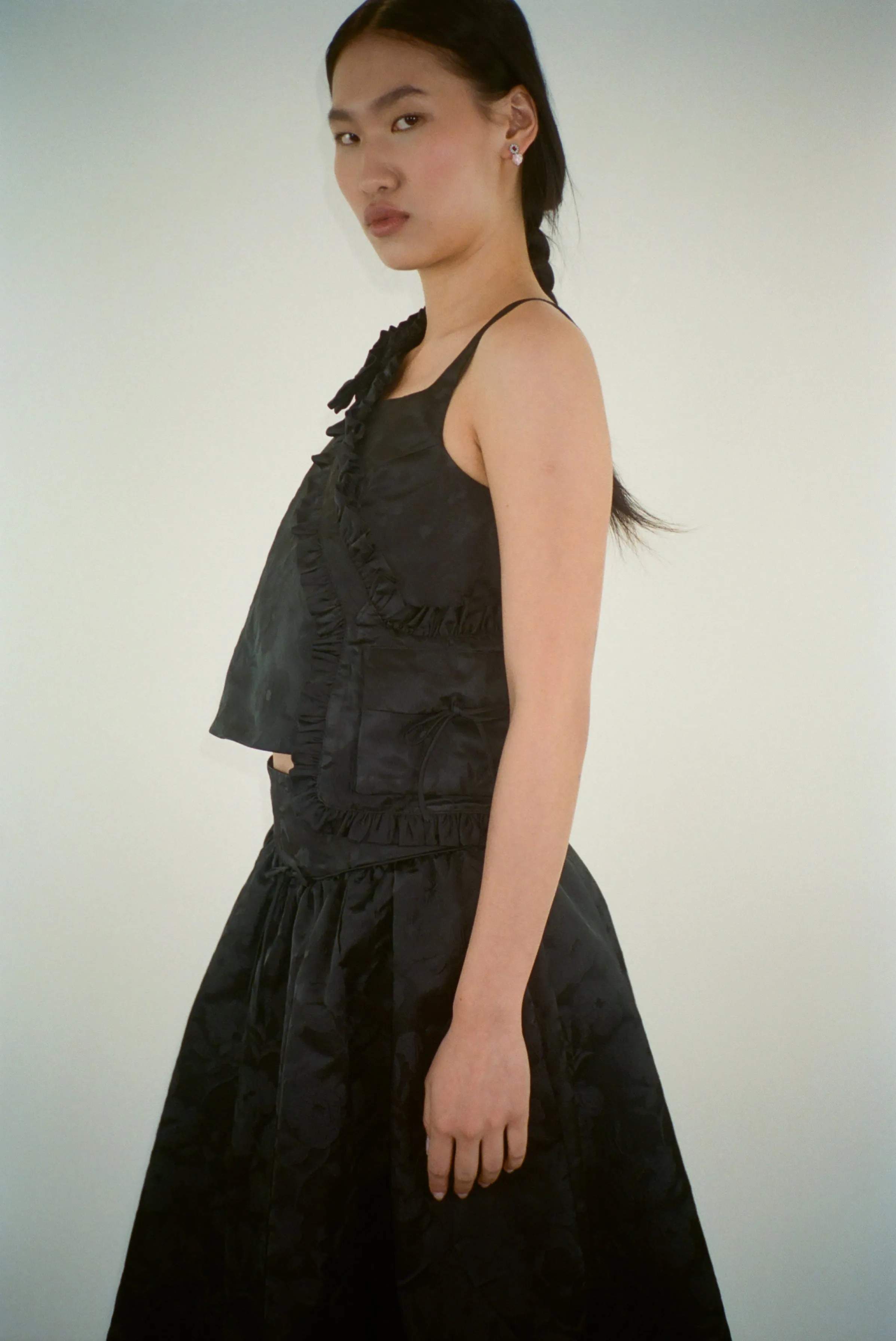 CARRY TOP IN BLACK sold by Sandy Liang product image thumbnail 2