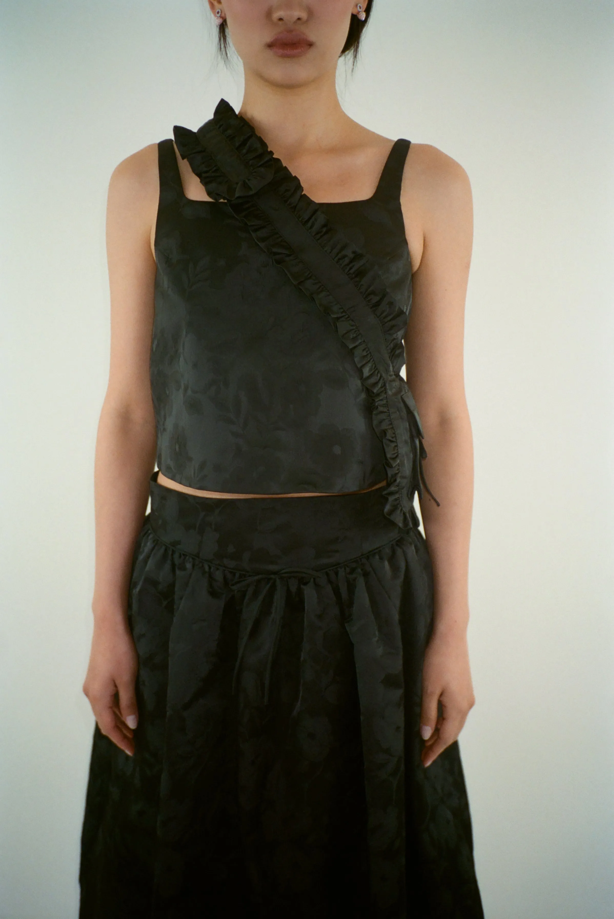 CARRY TOP IN BLACK sold by Sandy Liang product image thumbnail 4