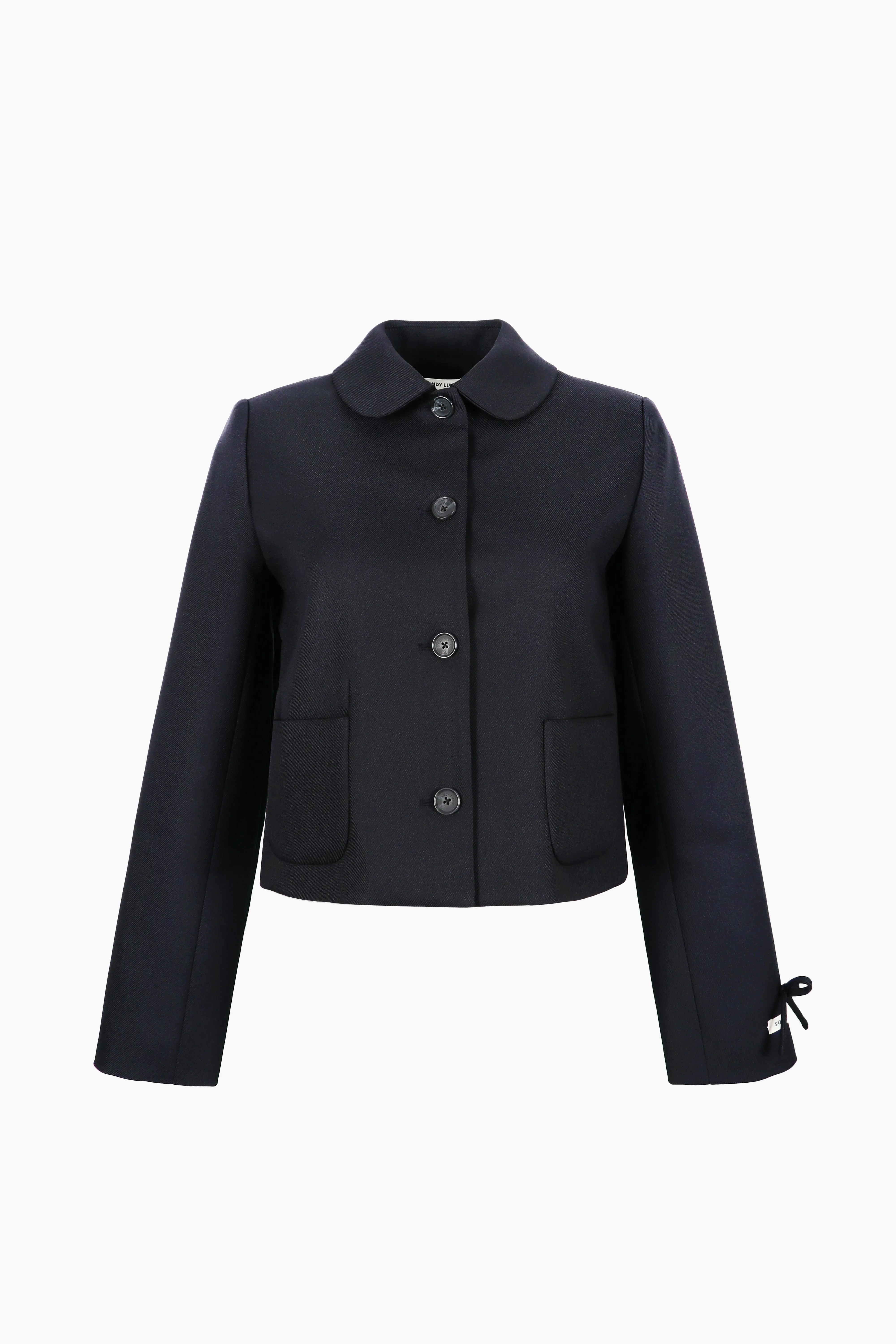 DITTO JACKET IN NAVY sold by Sandy Liang