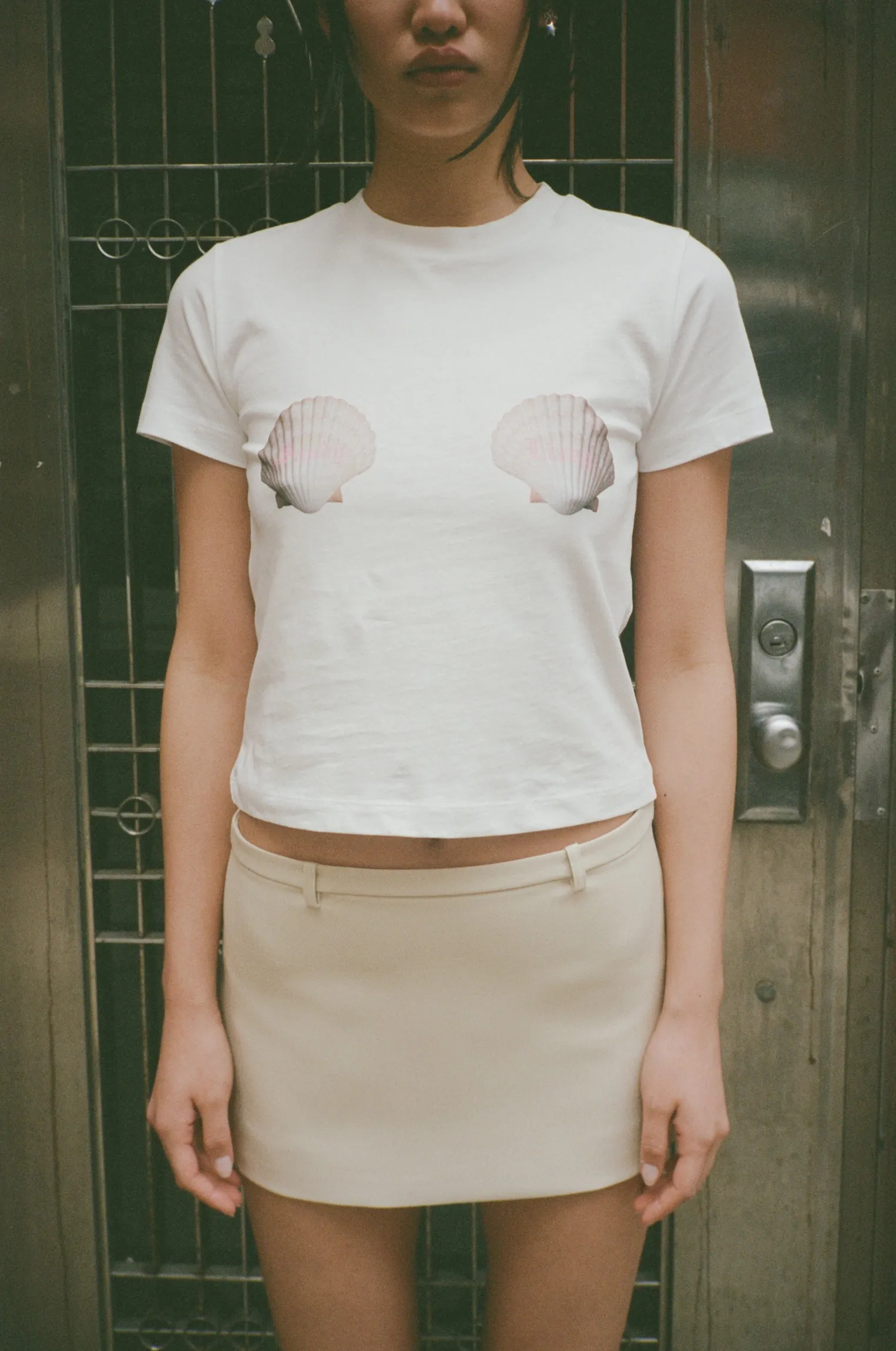 HOLLY SKIRT IN BUTTER sold by Sandy Liang product image thumbnail 3