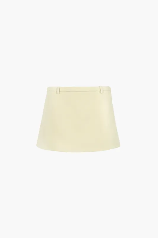HOLLY SKIRT IN BUTTER sold by Sandy Liang