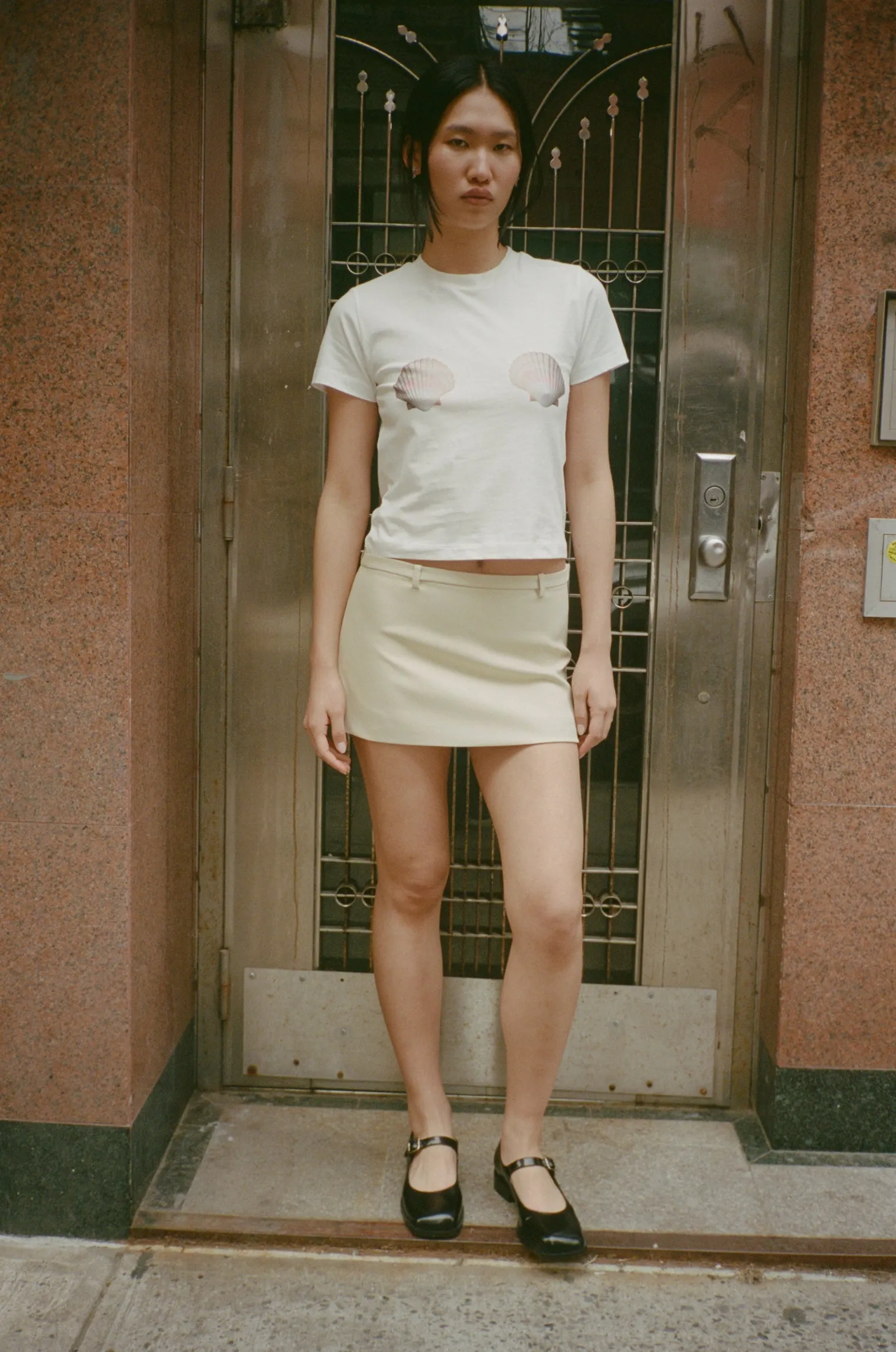 HOLLY SKIRT IN BUTTER sold by Sandy Liang product image thumbnail 2