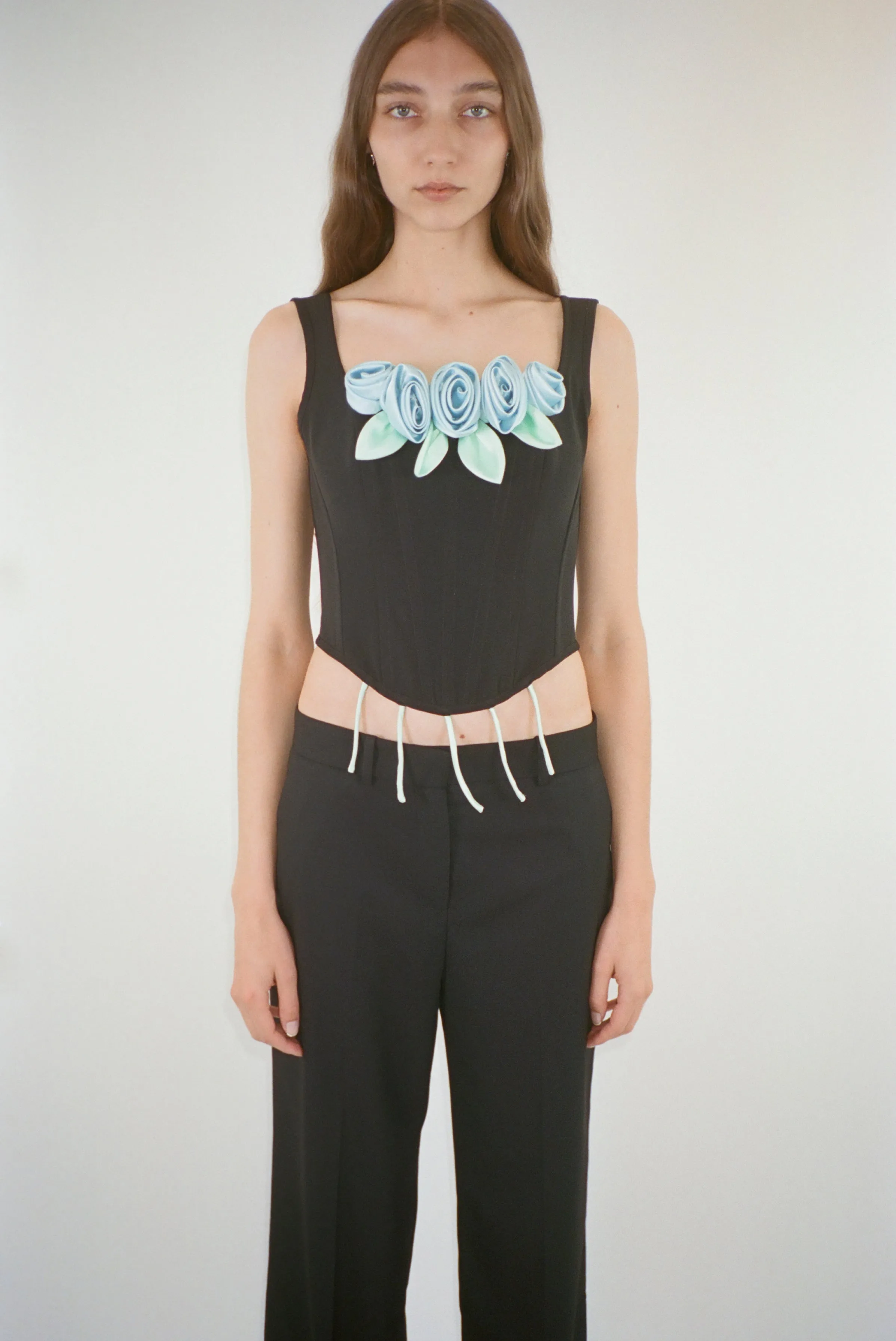 BARQUE CORSET IN BLUE sold by Sandy Liang product image thumbnail 4