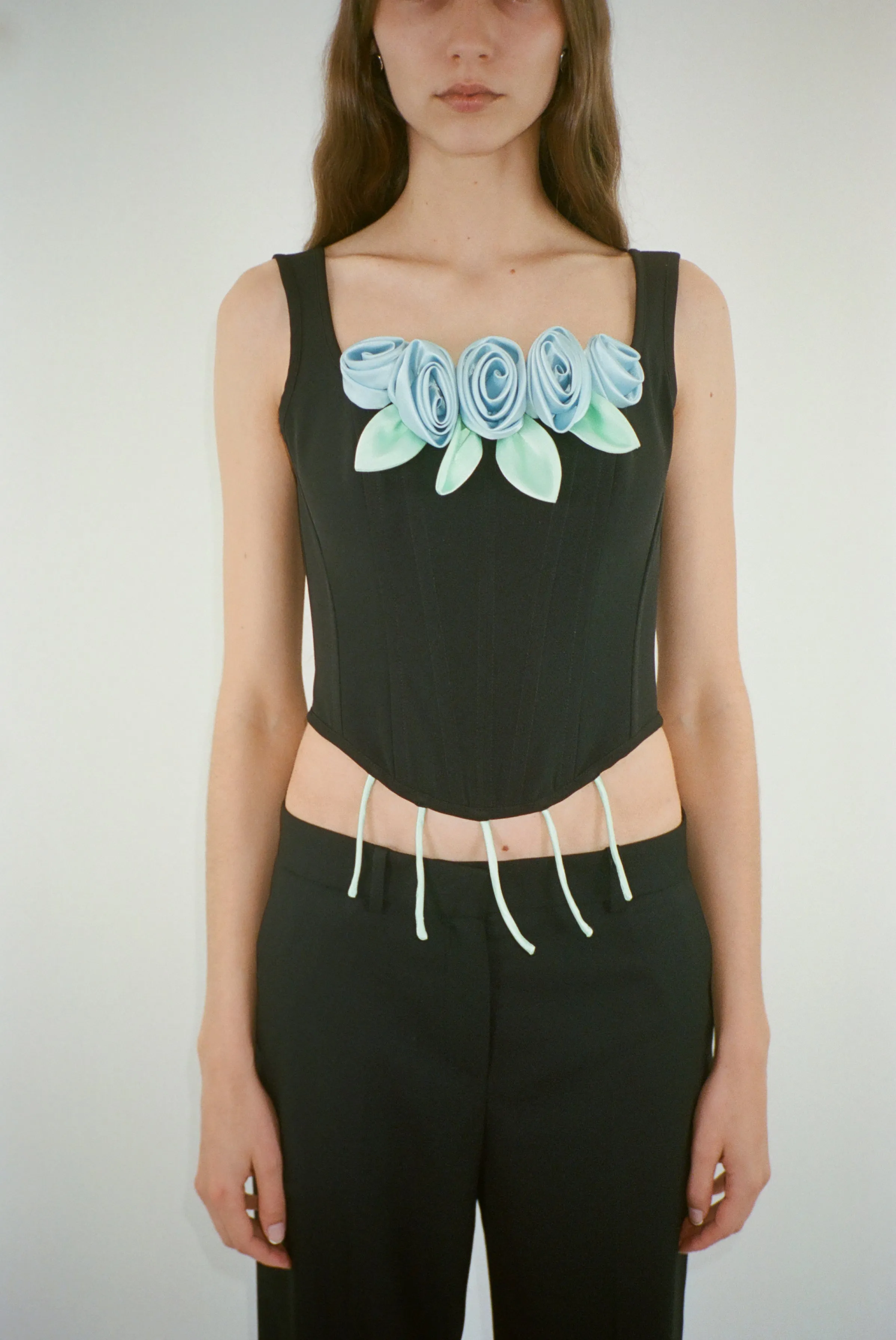 BARQUE CORSET IN BLUE sold by Sandy Liang product image thumbnail 2