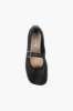 MARY JANE STRETCH IN BLACK sold by Sandy Liang