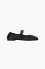 MARY JANE STRETCH IN BLACK sold by Sandy Liang