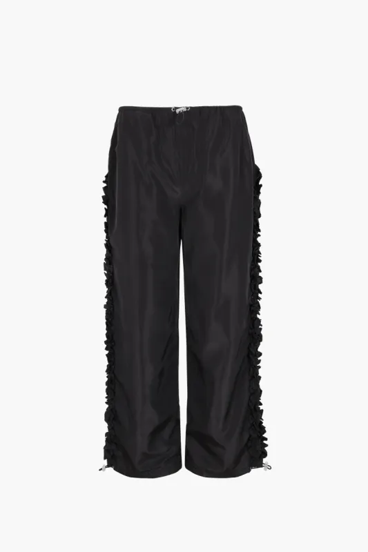 DOSINA PANT IN BLACK made by Sandy Liang