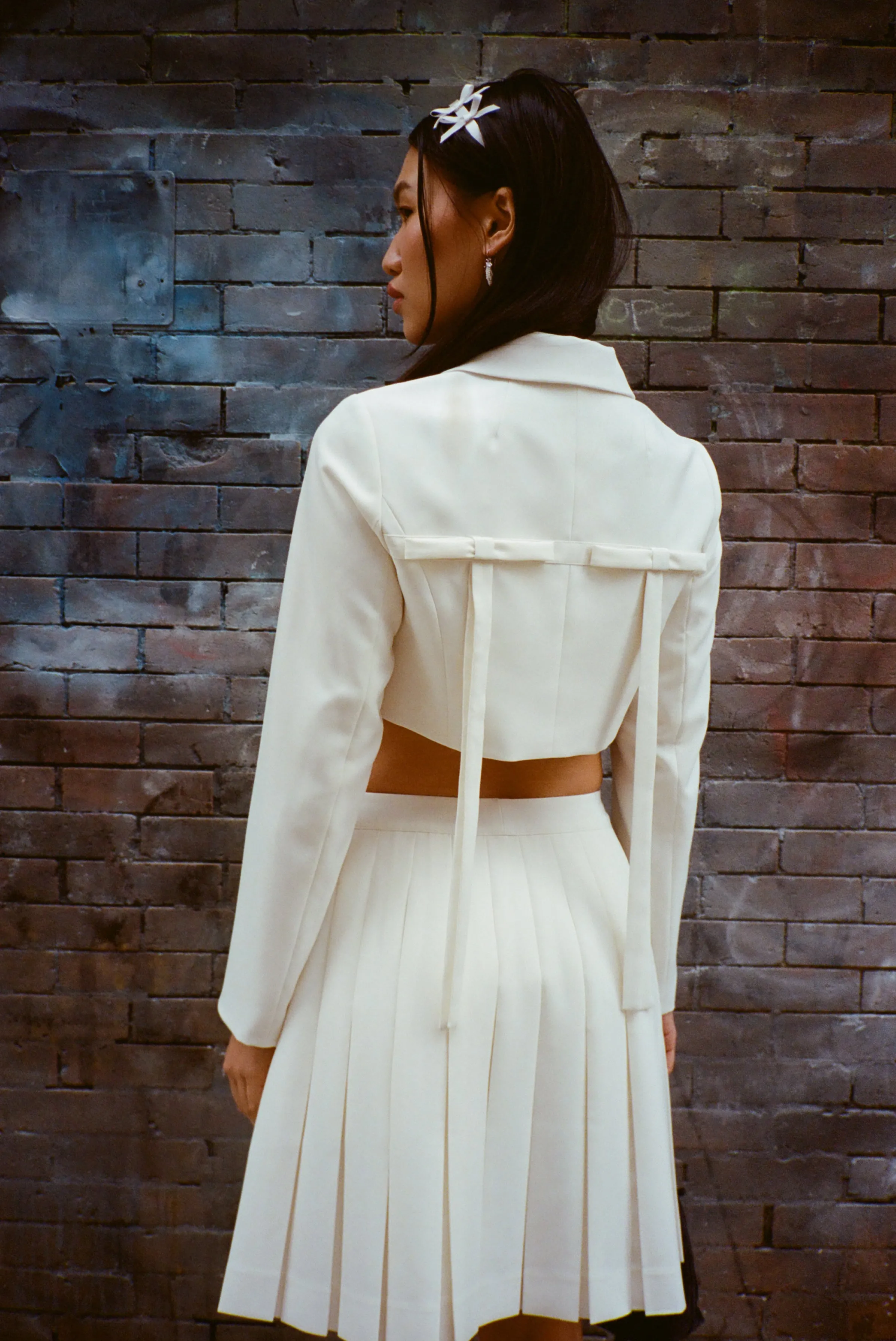 ENNIS JACKET IN BONE sold by Sandy Liang product image thumbnail 4