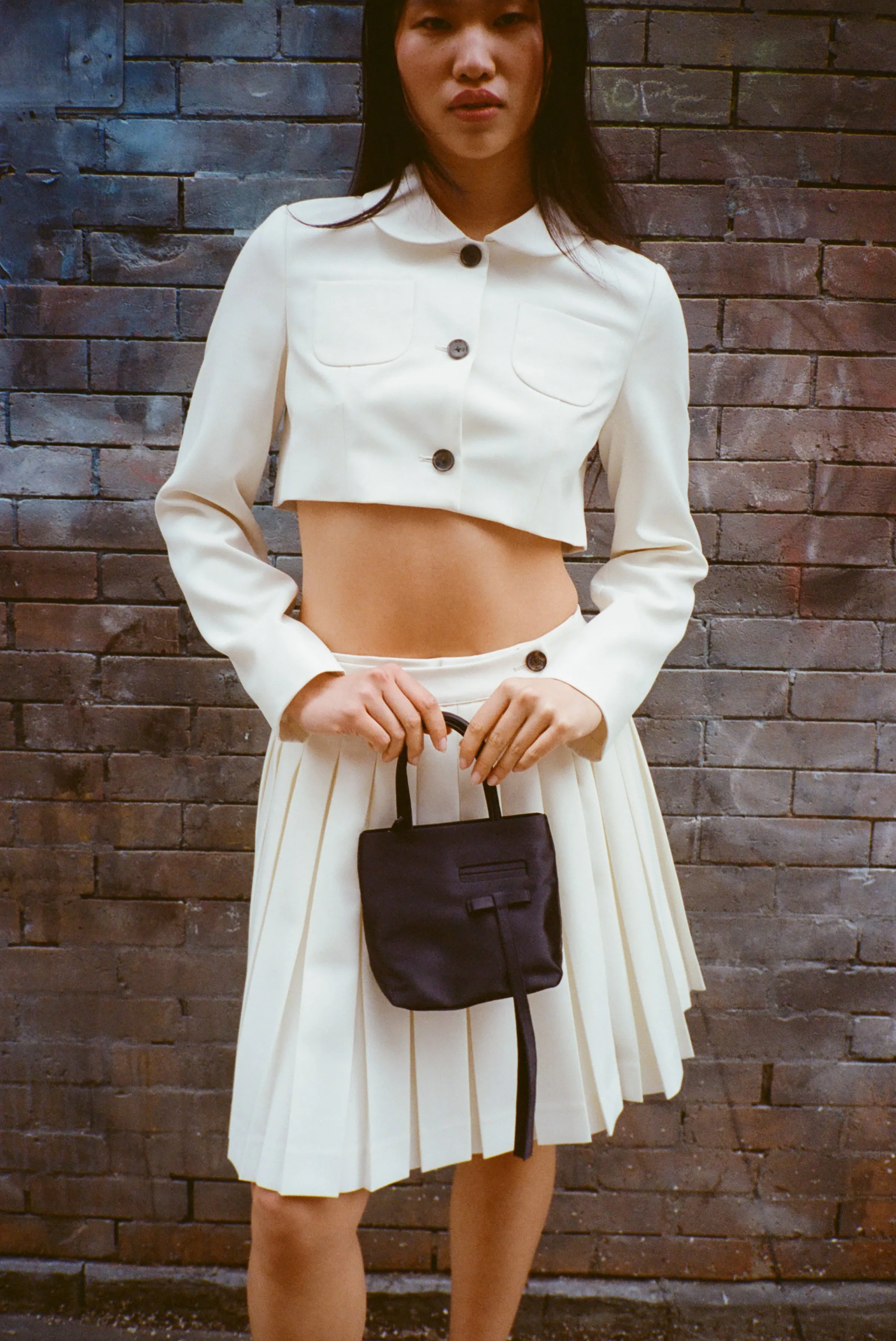 ENNIS JACKET IN BONE sold by Sandy Liang product image thumbnail 3