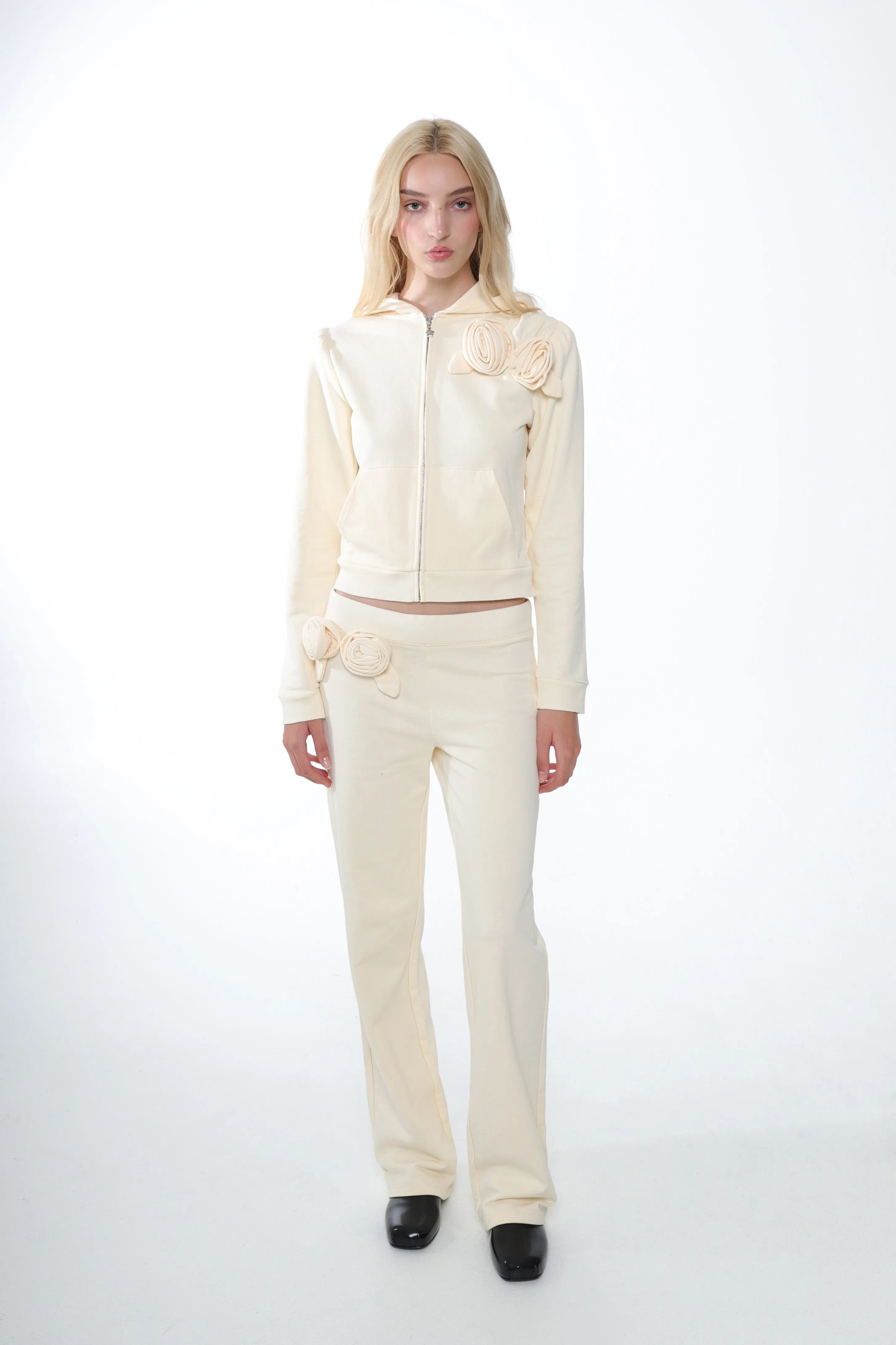 SOOKIE HOODIE IN BUTTER sold by Sandy Liang product image thumbnail 2