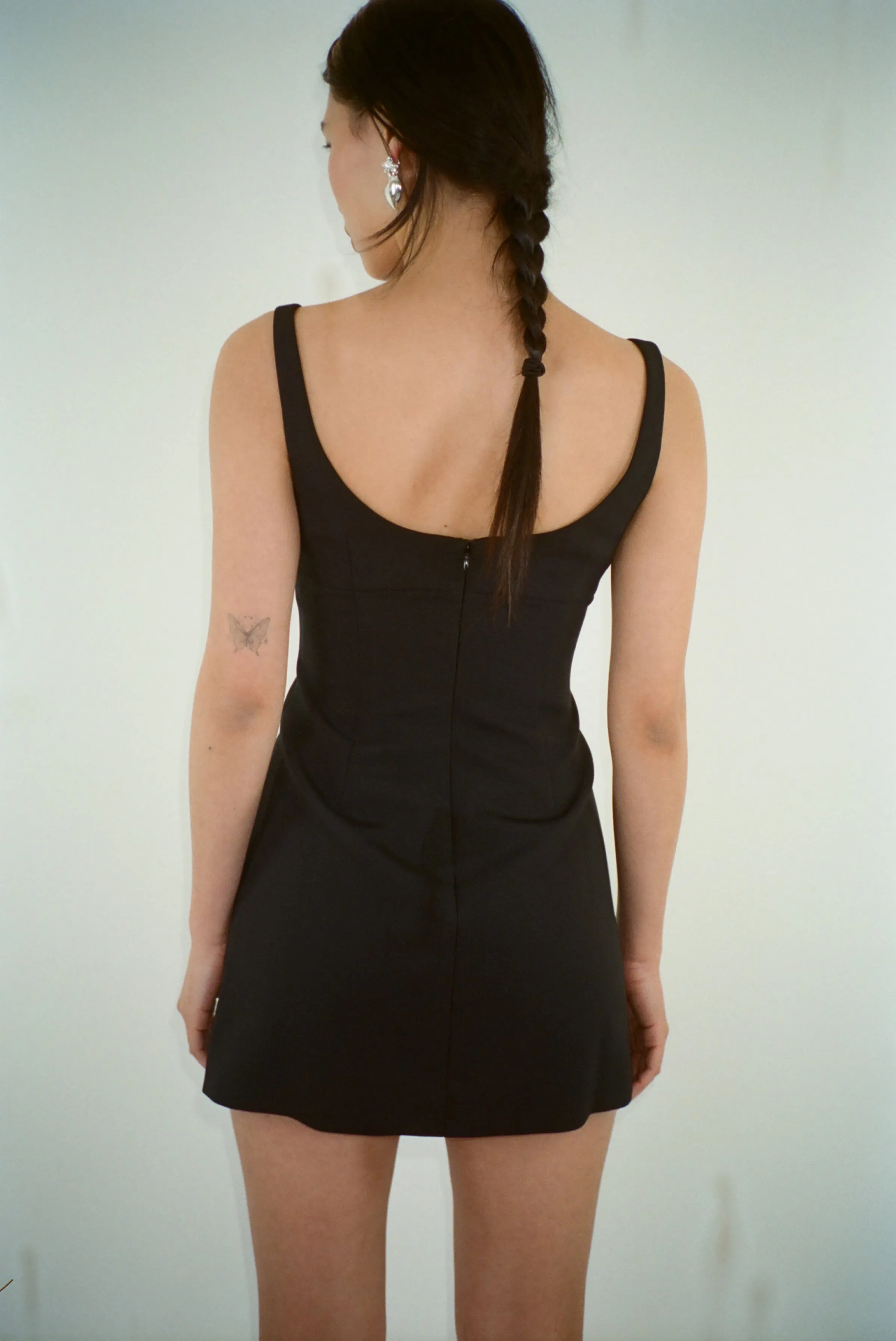 ARDEN DRESS IN BLACK sold by Sandy Liang product image thumbnail 4