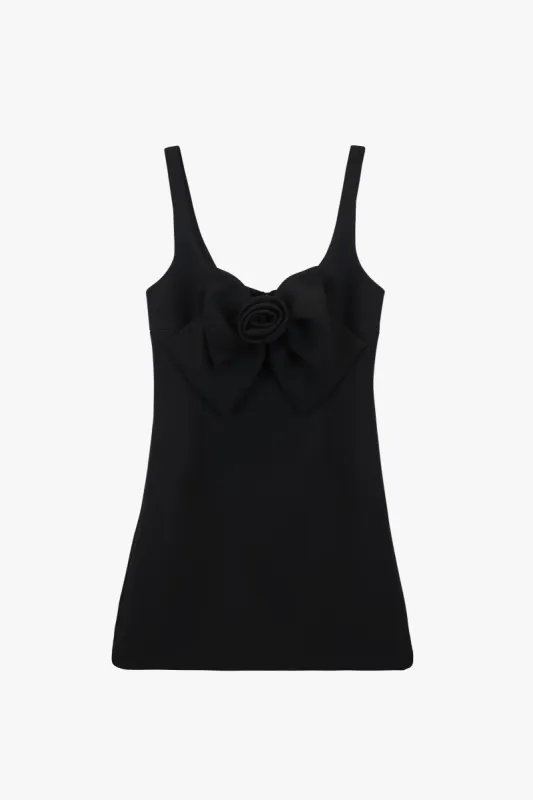 ARDEN DRESS IN BLACK sold by Sandy Liang