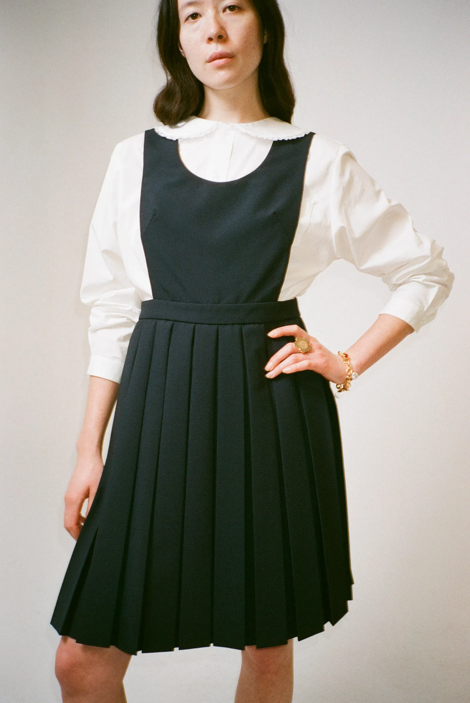CO PILOT PINAFORE DRESS sold by Sandy Liang product image thumbnail 4