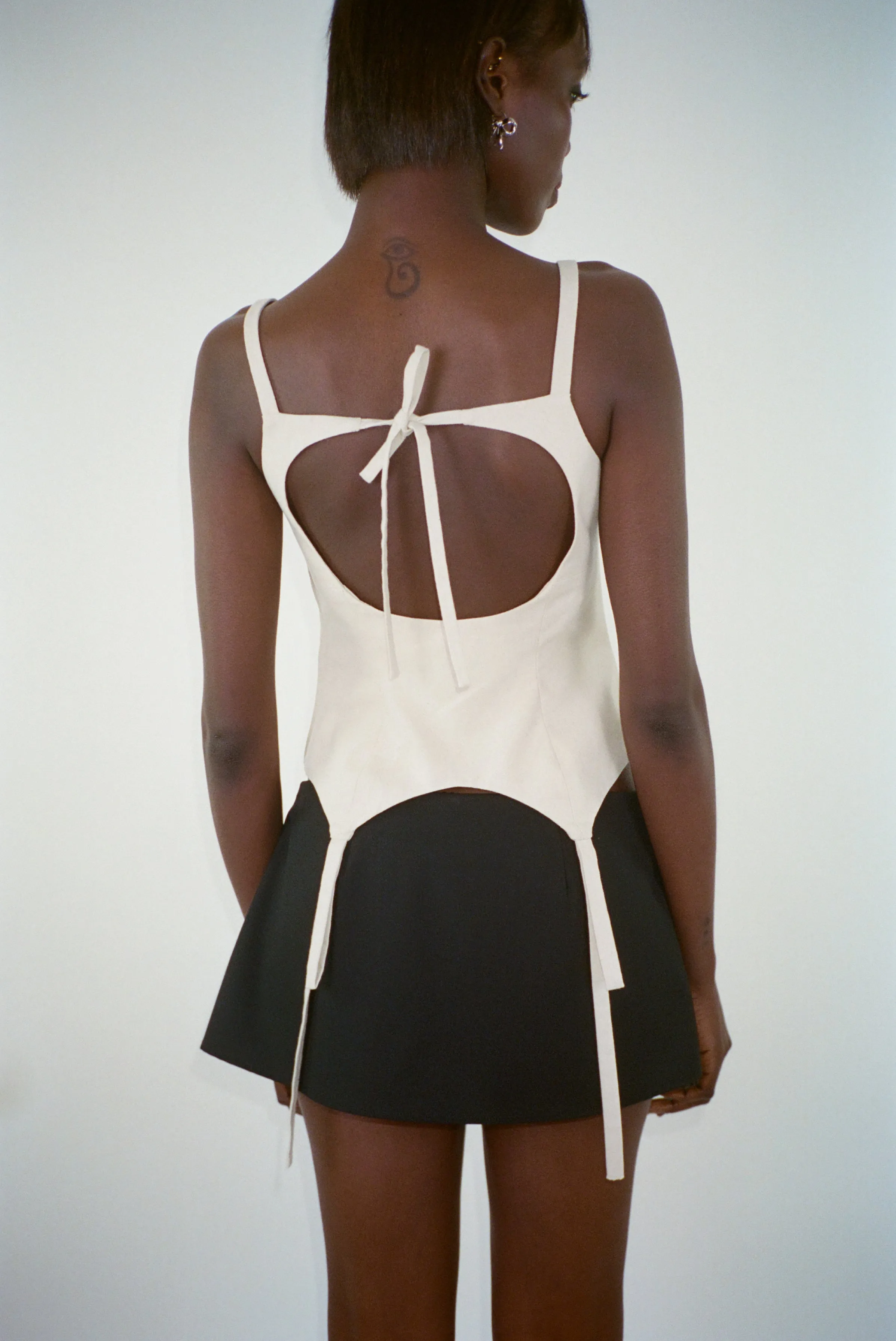 GOTO SKORT IN BLACK sold by Sandy Liang product image thumbnail 3