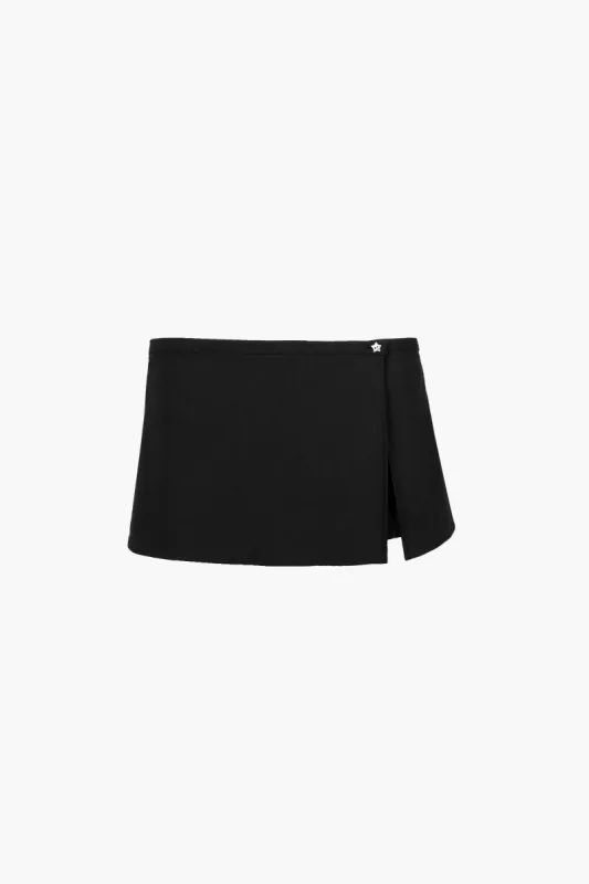 GOTO SKORT IN BLACK sold by Sandy Liang