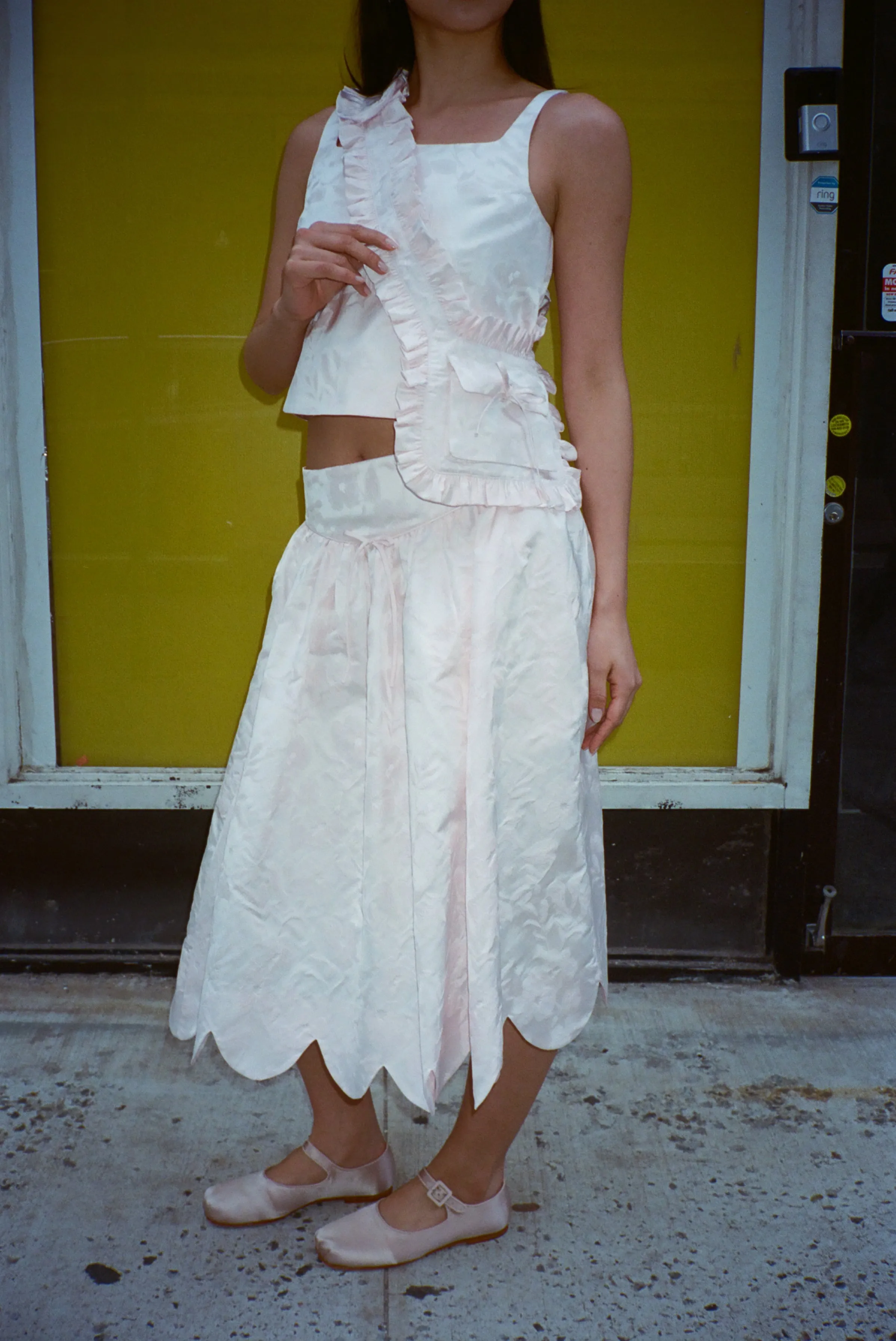 CARRY TOP IN BALLET sold by Sandy Liang product image thumbnail 4