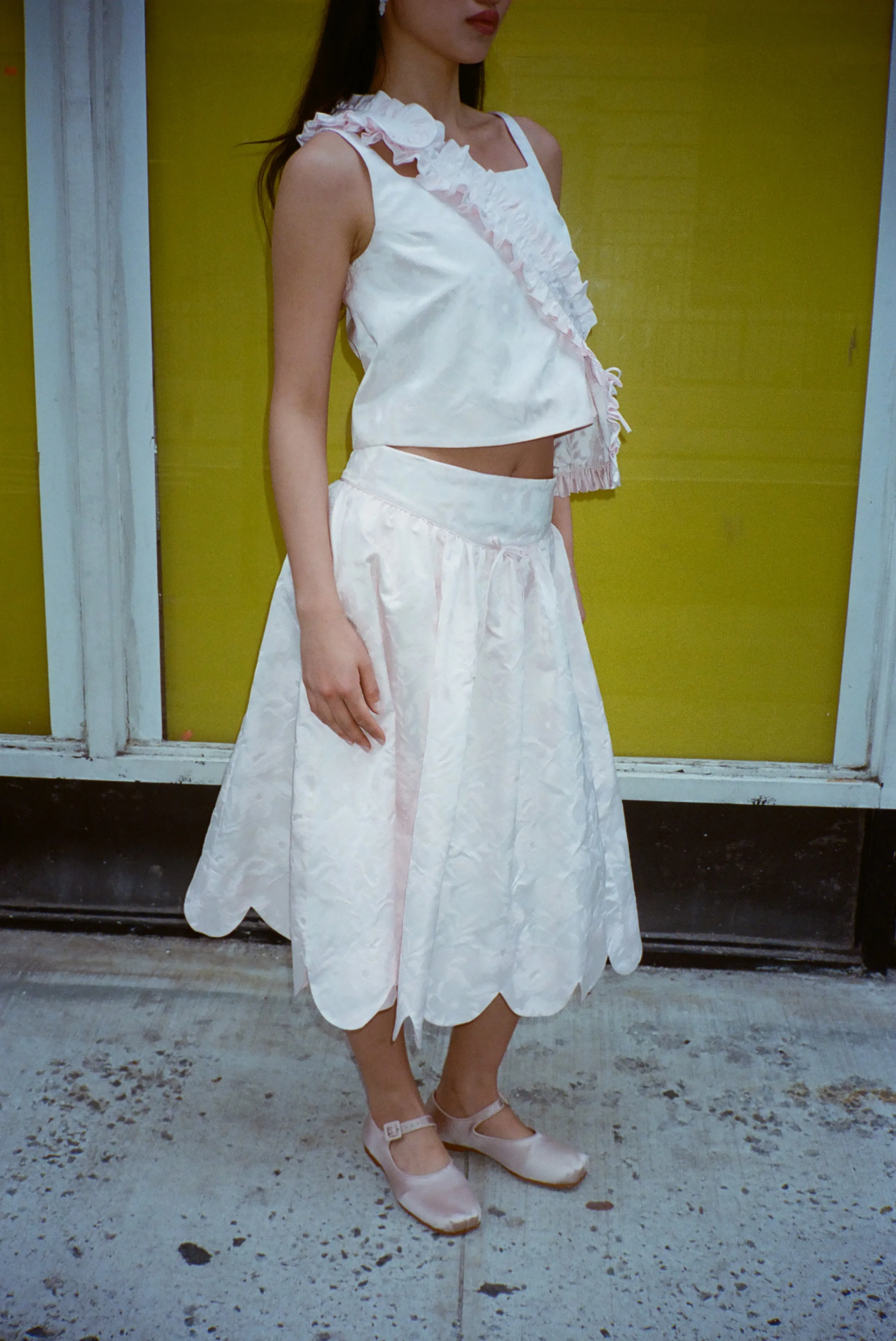 CARRY TOP IN BALLET sold by Sandy Liang product image thumbnail 3