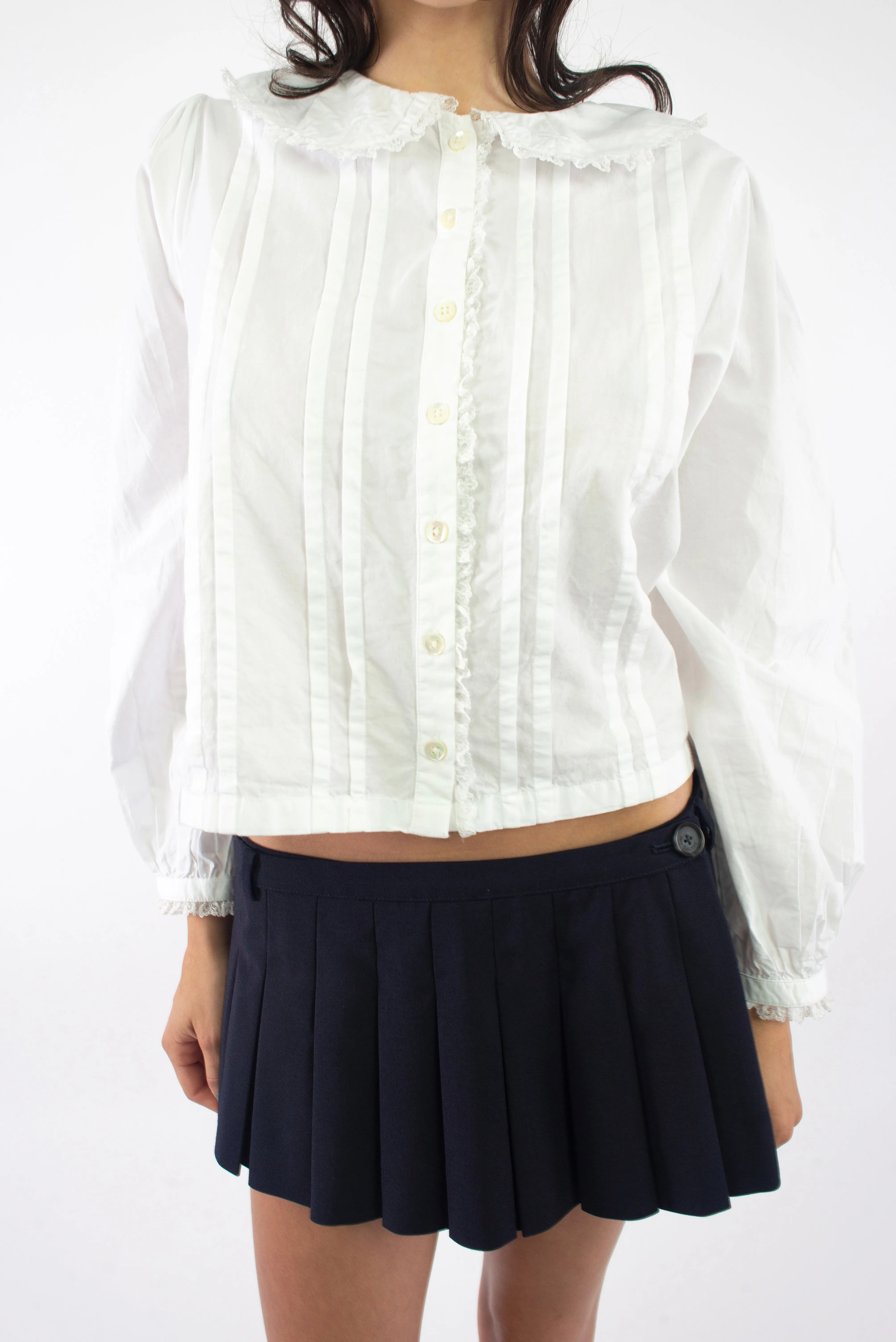 FRANC SKORT IN DARK NAVY sold by Sandy Liang product image thumbnail 3