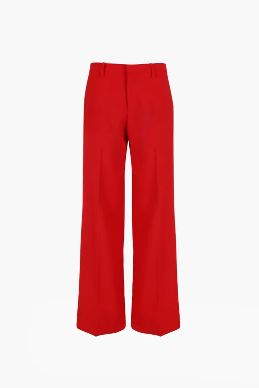 GLASS PANT IN RED sold by Sandy Liang