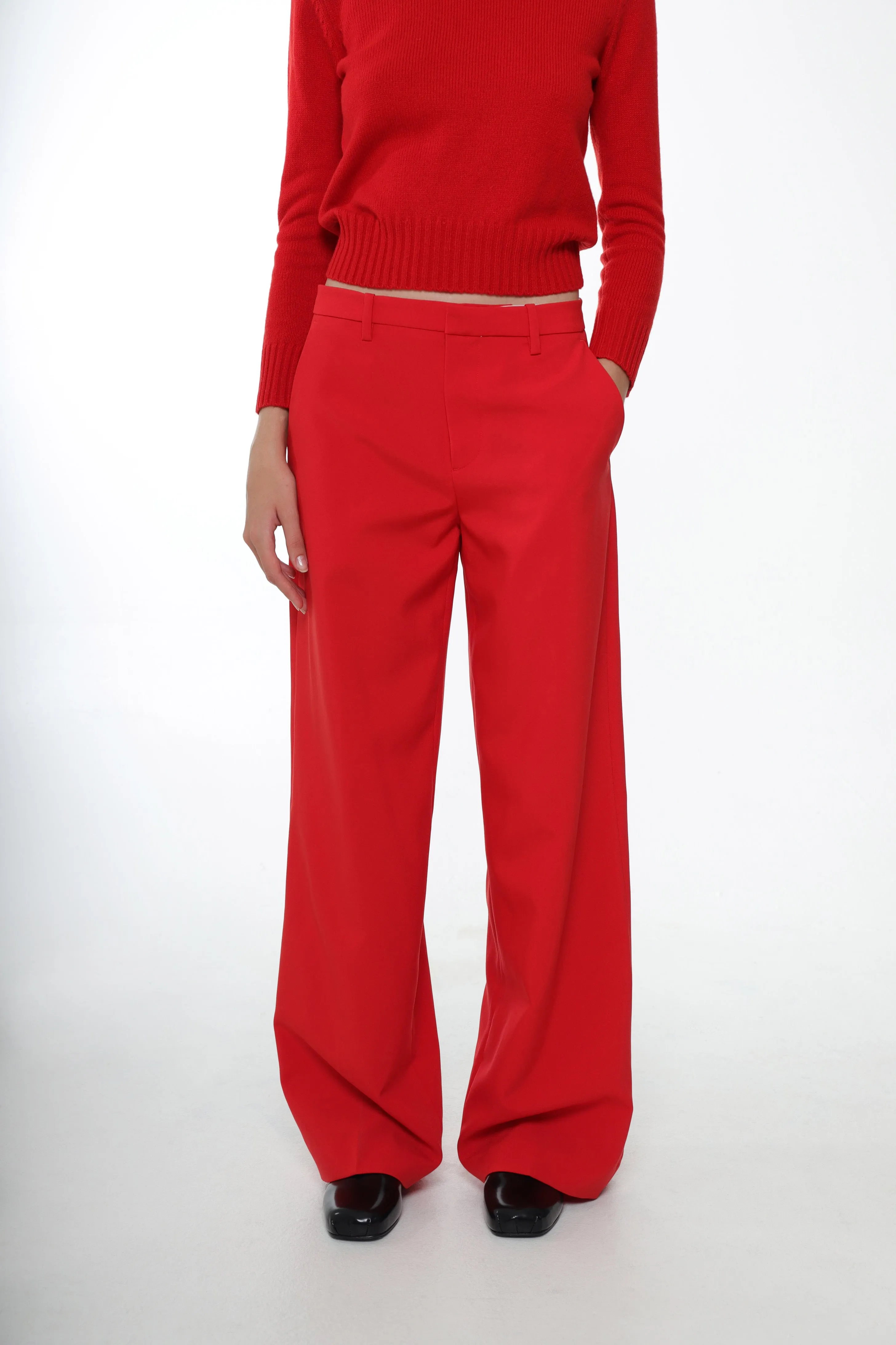 GLASS PANT IN RED sold by Sandy Liang product image thumbnail 2