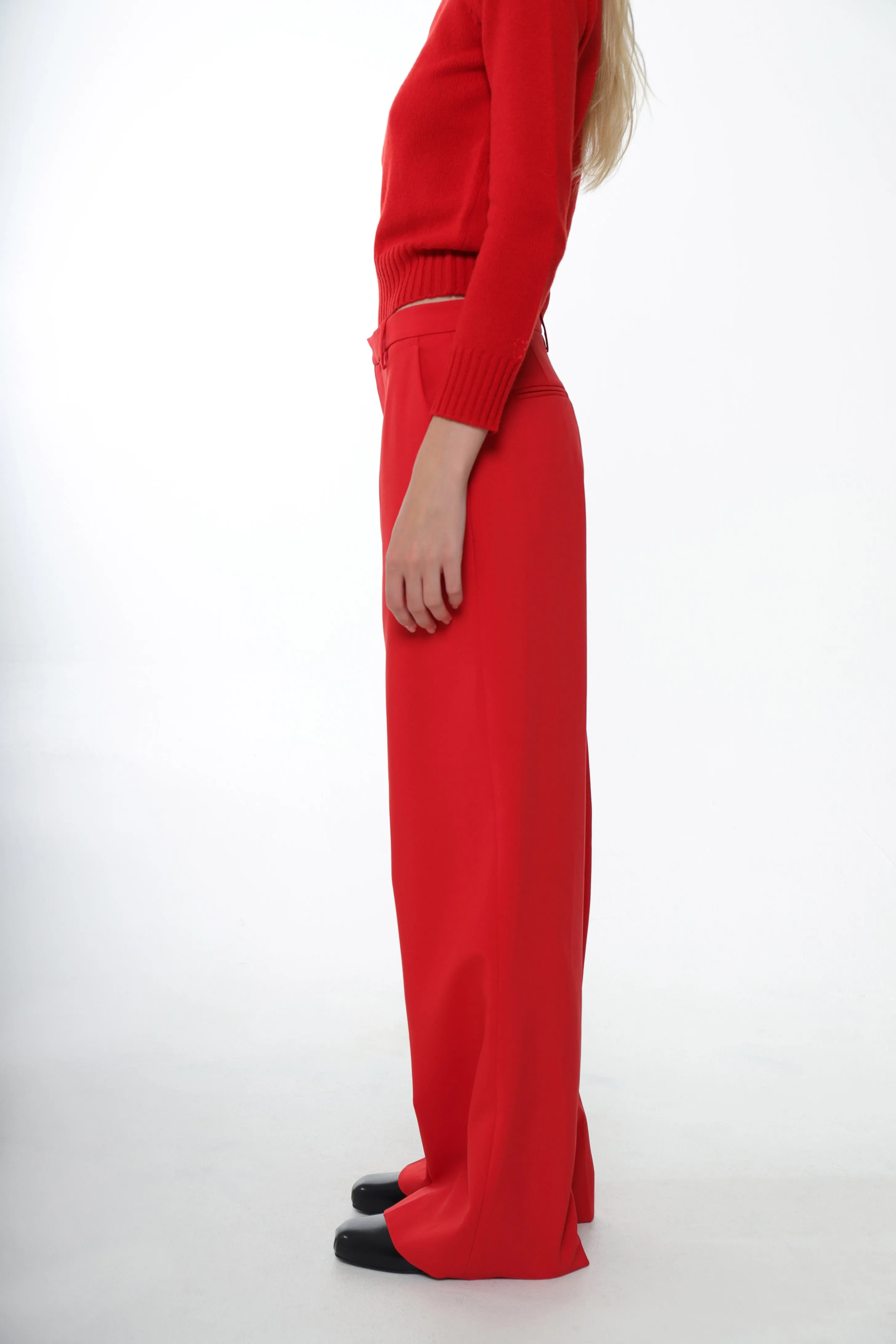 GLASS PANT IN RED sold by Sandy Liang product image thumbnail 3