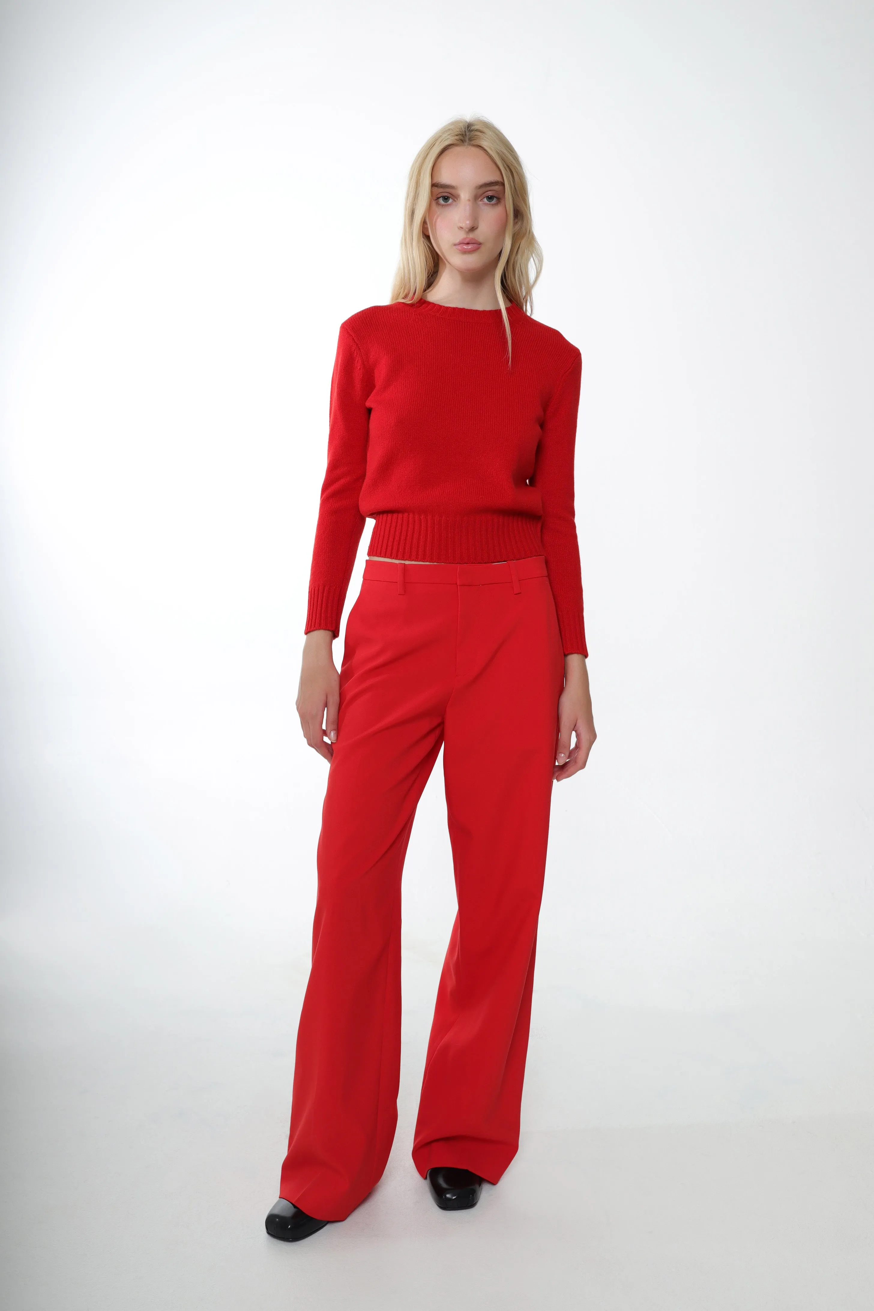 GLASS PANT IN RED sold by Sandy Liang product image thumbnail 5