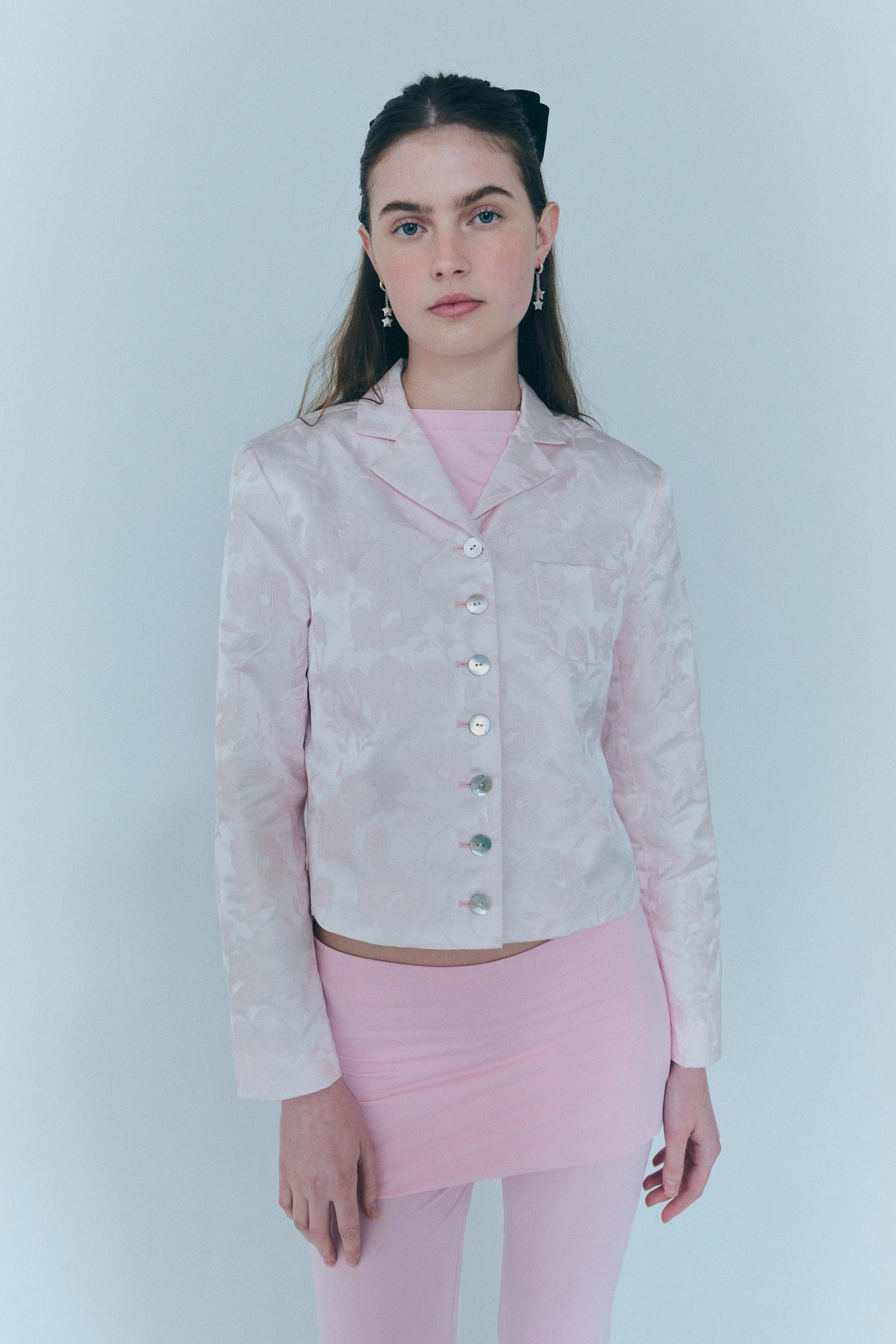 TWIN EARRINGS IN STERLING SILVER sold by Sandy Liang product image thumbnail 2