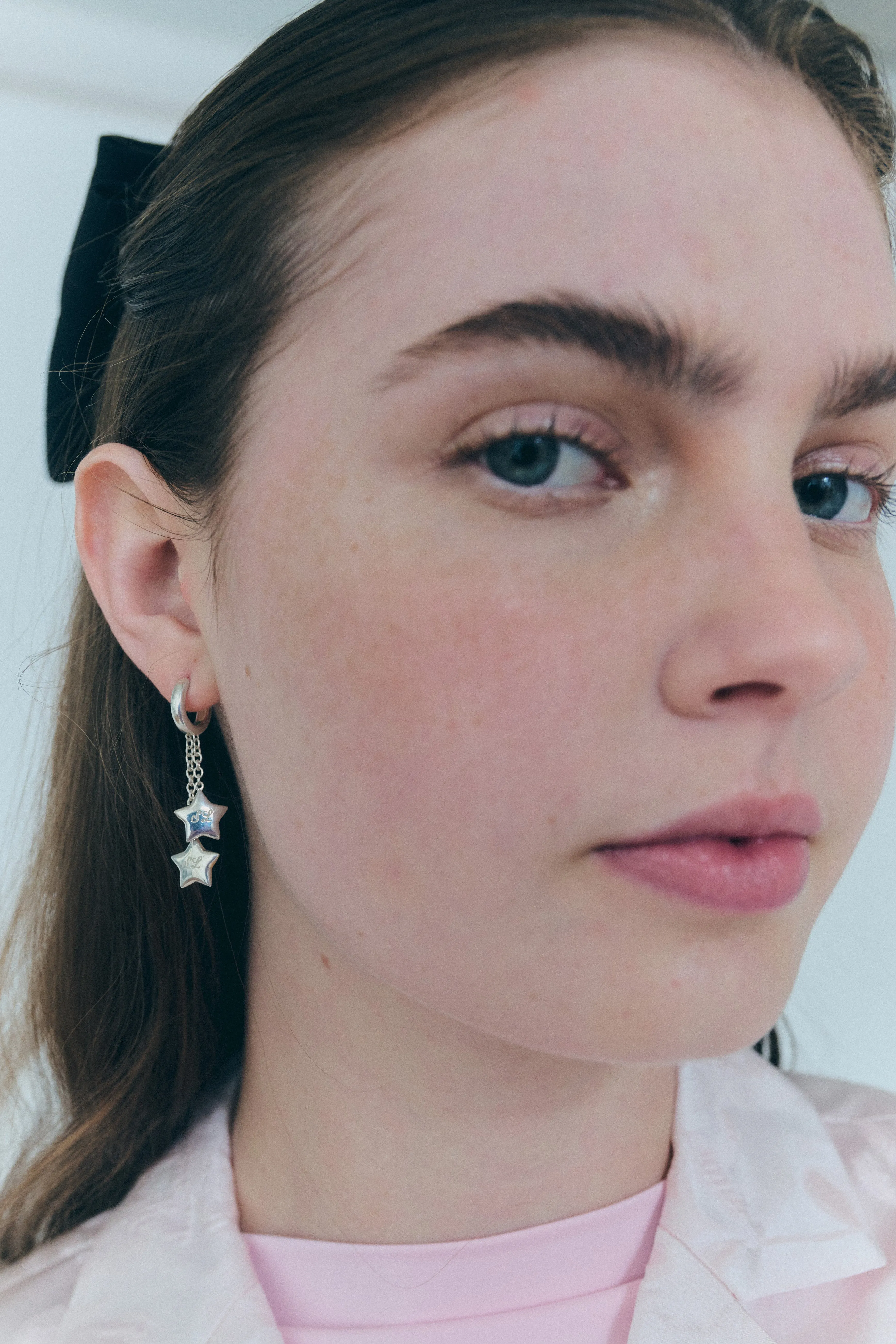 TWIN EARRINGS IN STERLING SILVER sold by Sandy Liang product image thumbnail 3