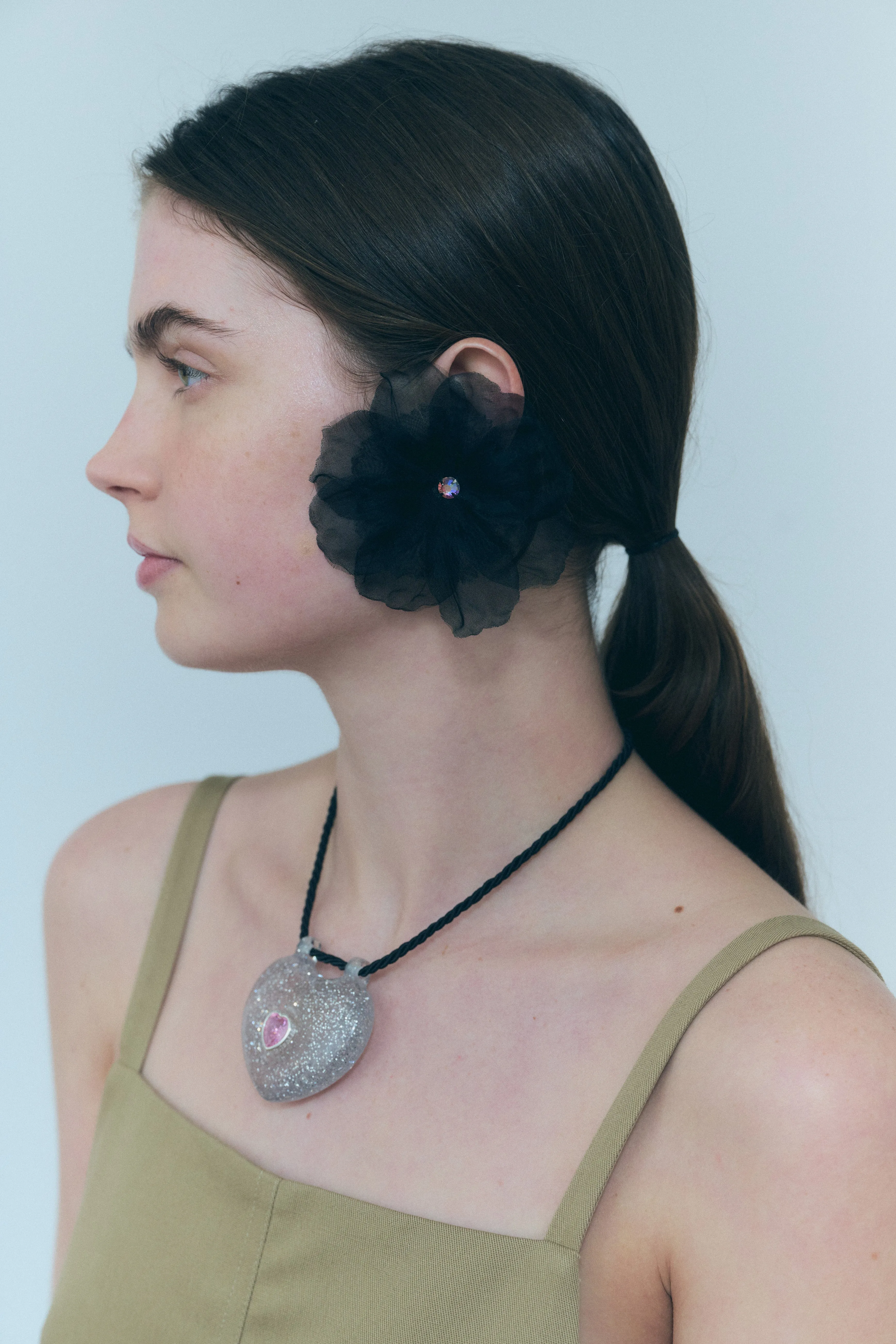 MUFF EARRINGS IN BLACK sold by Sandy Liang product image thumbnail 3