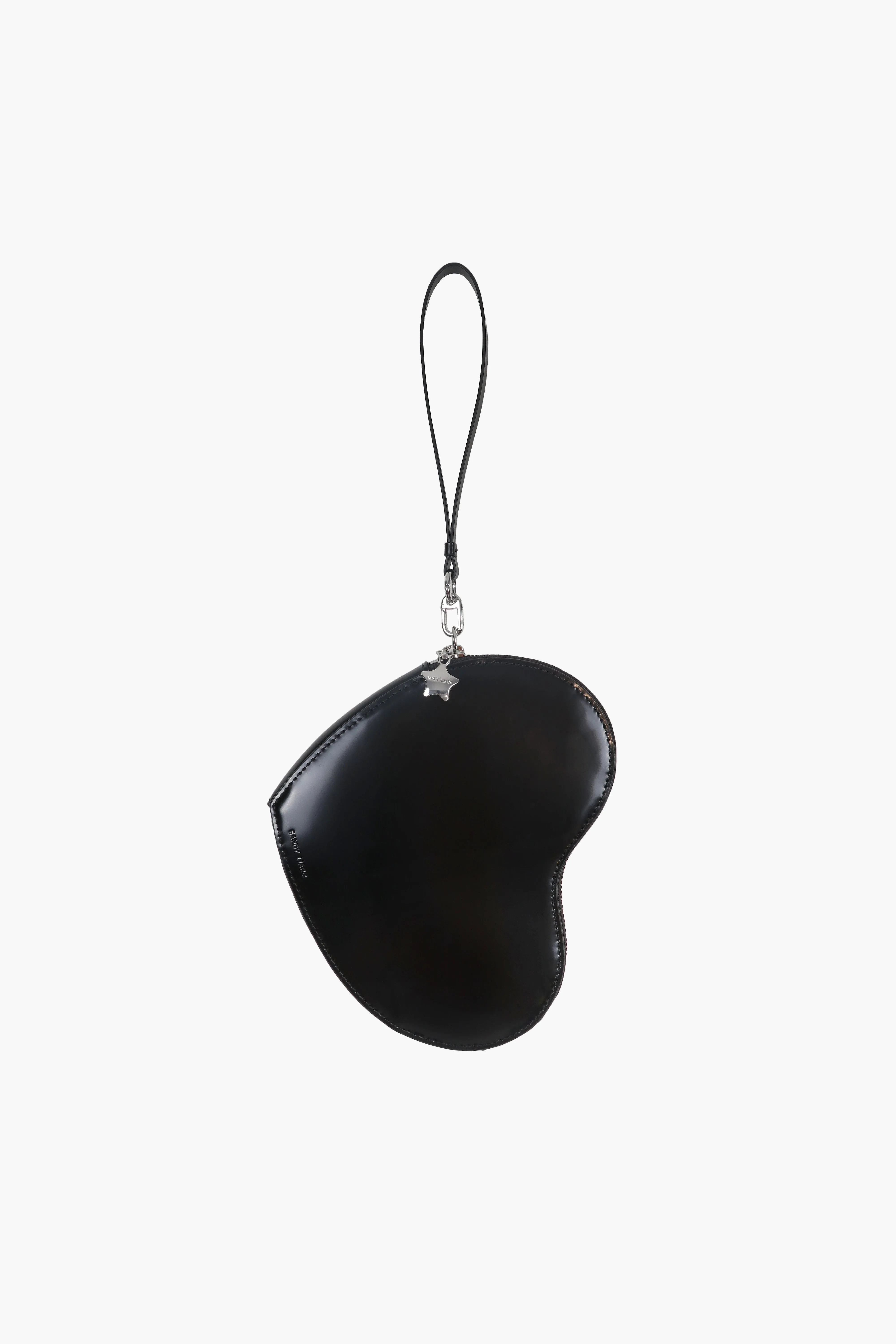 MID HEART ZIP IN BLACK sold by Sandy Liang