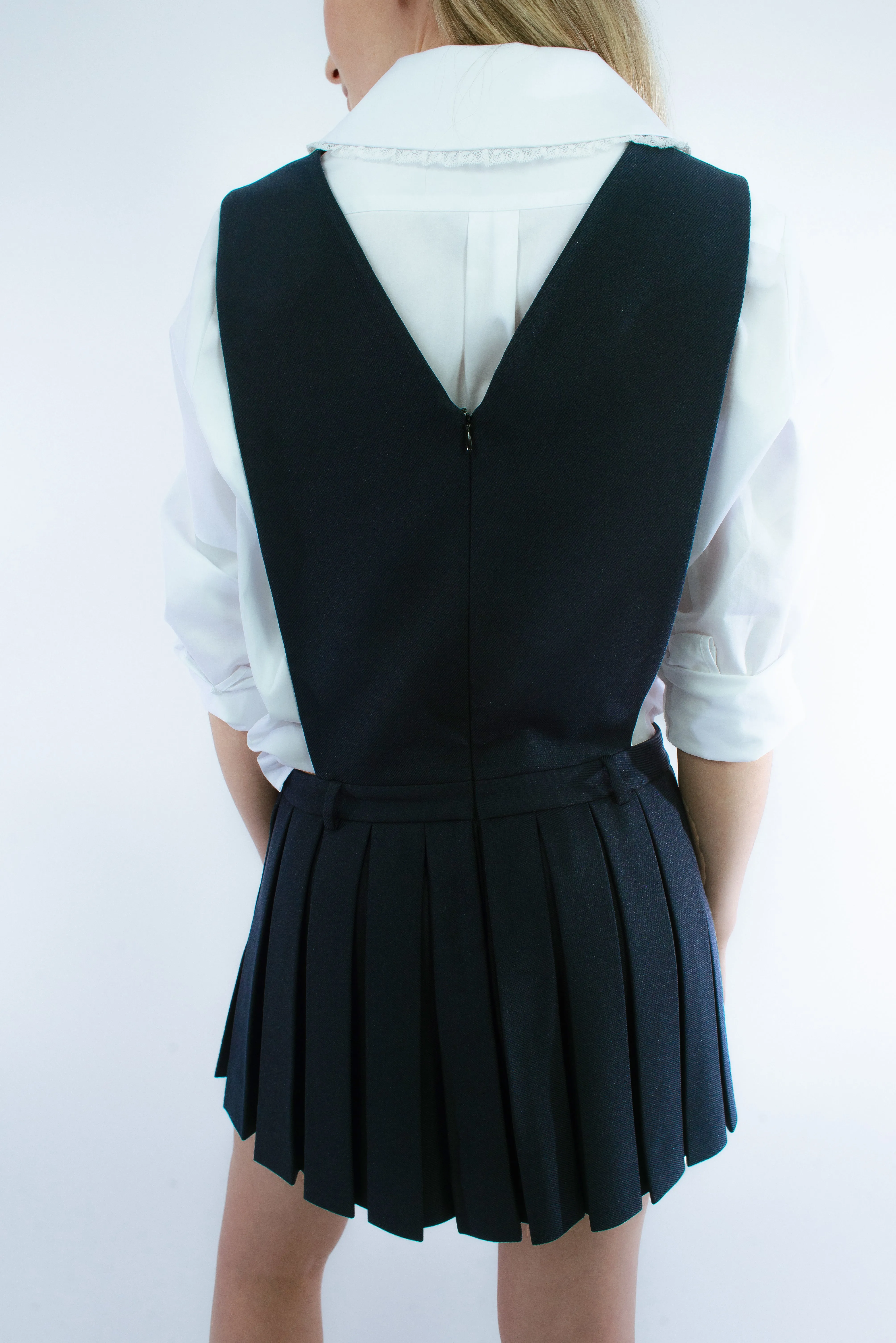 MULGRAVE PINAFORE DRESS sold by Sandy Liang product image thumbnail 3