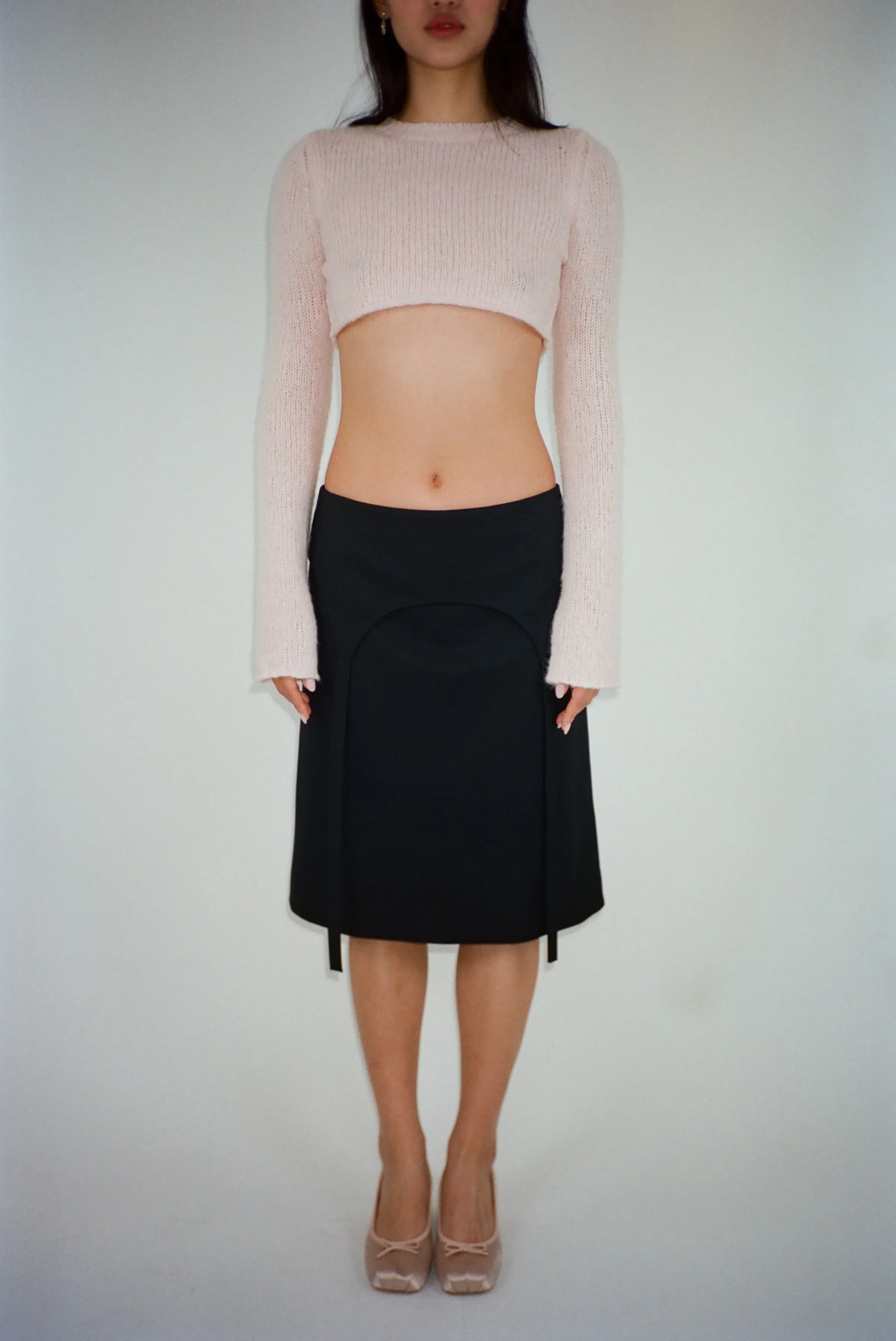 HALPER SKIRT IN BLACK sold by Sandy Liang product image thumbnail 4