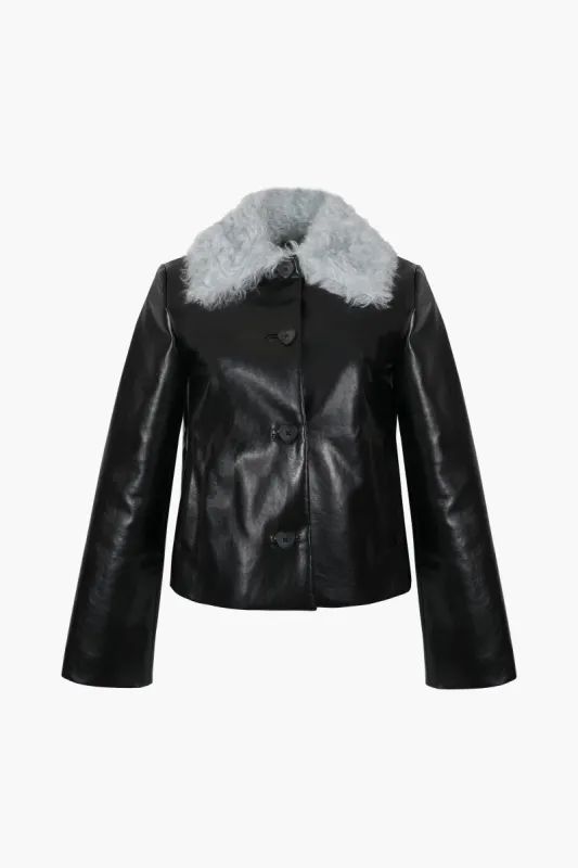 MARU JACKET IN BLACK sold by Sandy Liang