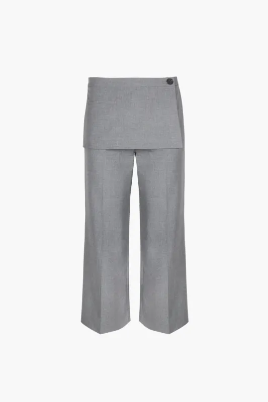 MOTT PANT IN ASH GREY made by Sandy Liang