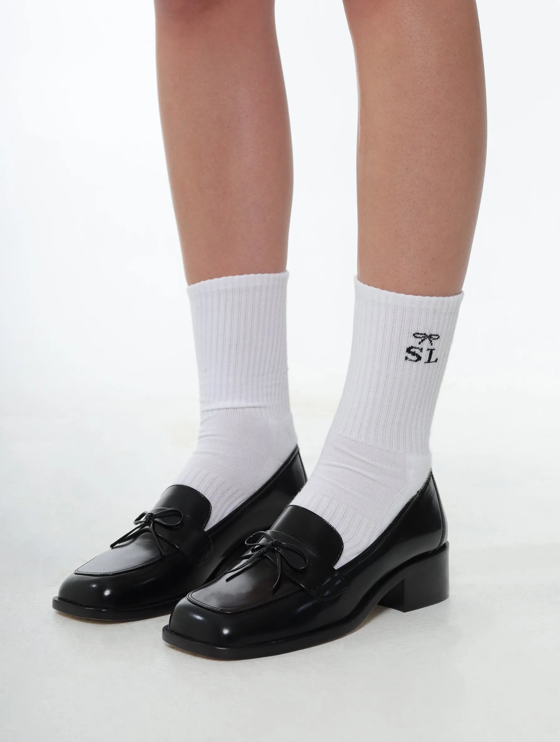 LOAFER IN BLACK SPAZZOLATO sold by Sandy Liang product image thumbnail 3