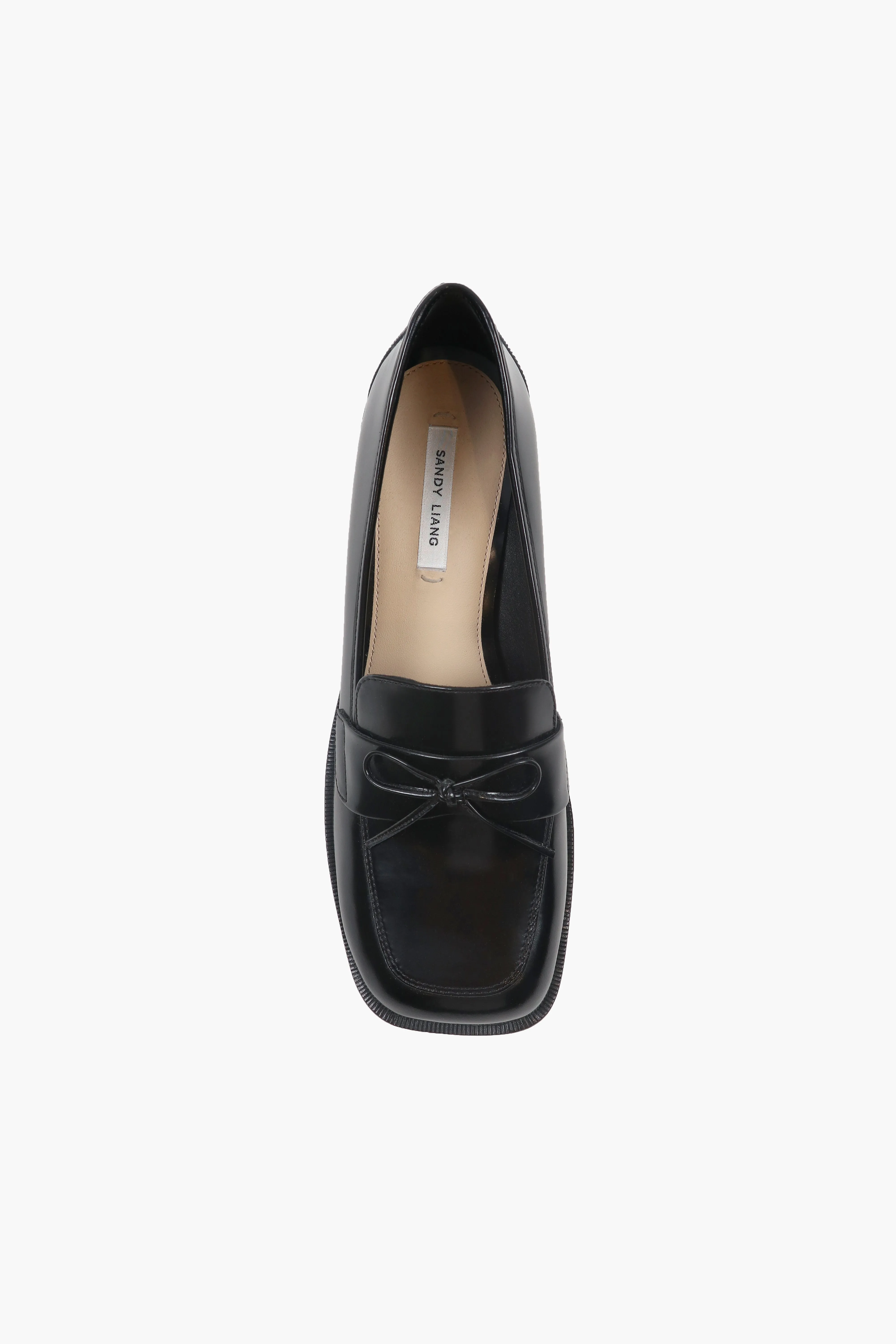 LOAFER IN BLACK SPAZZOLATO sold by Sandy Liang product image thumbnail 2