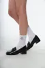 LOAFER IN BLACK SPAZZOLATO sold by Sandy Liang